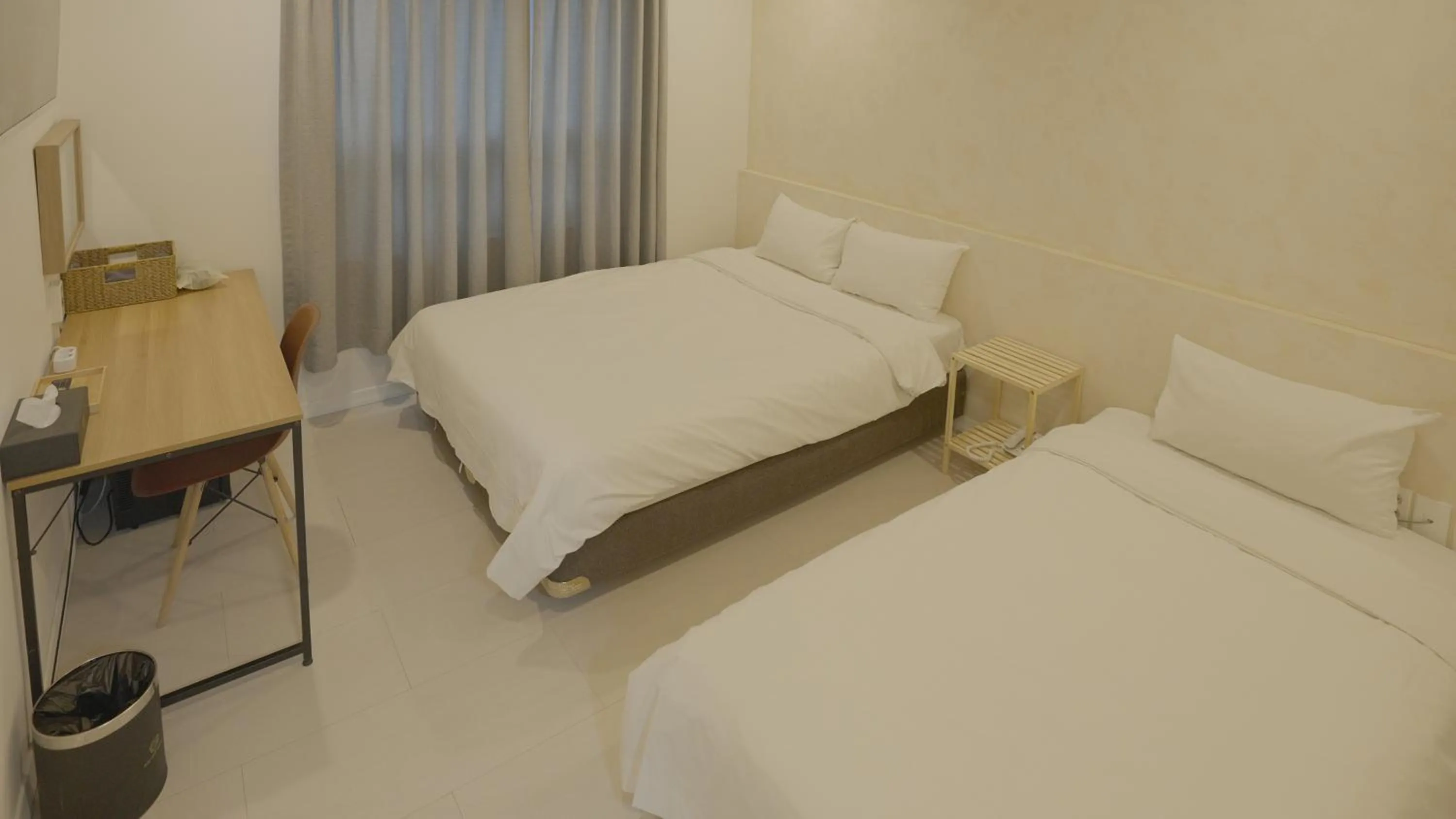 Bed in Jeju Stay Hotel