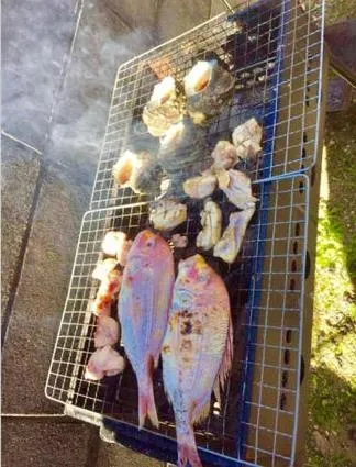 BBQ facilities in Minshuku Kaikeibo