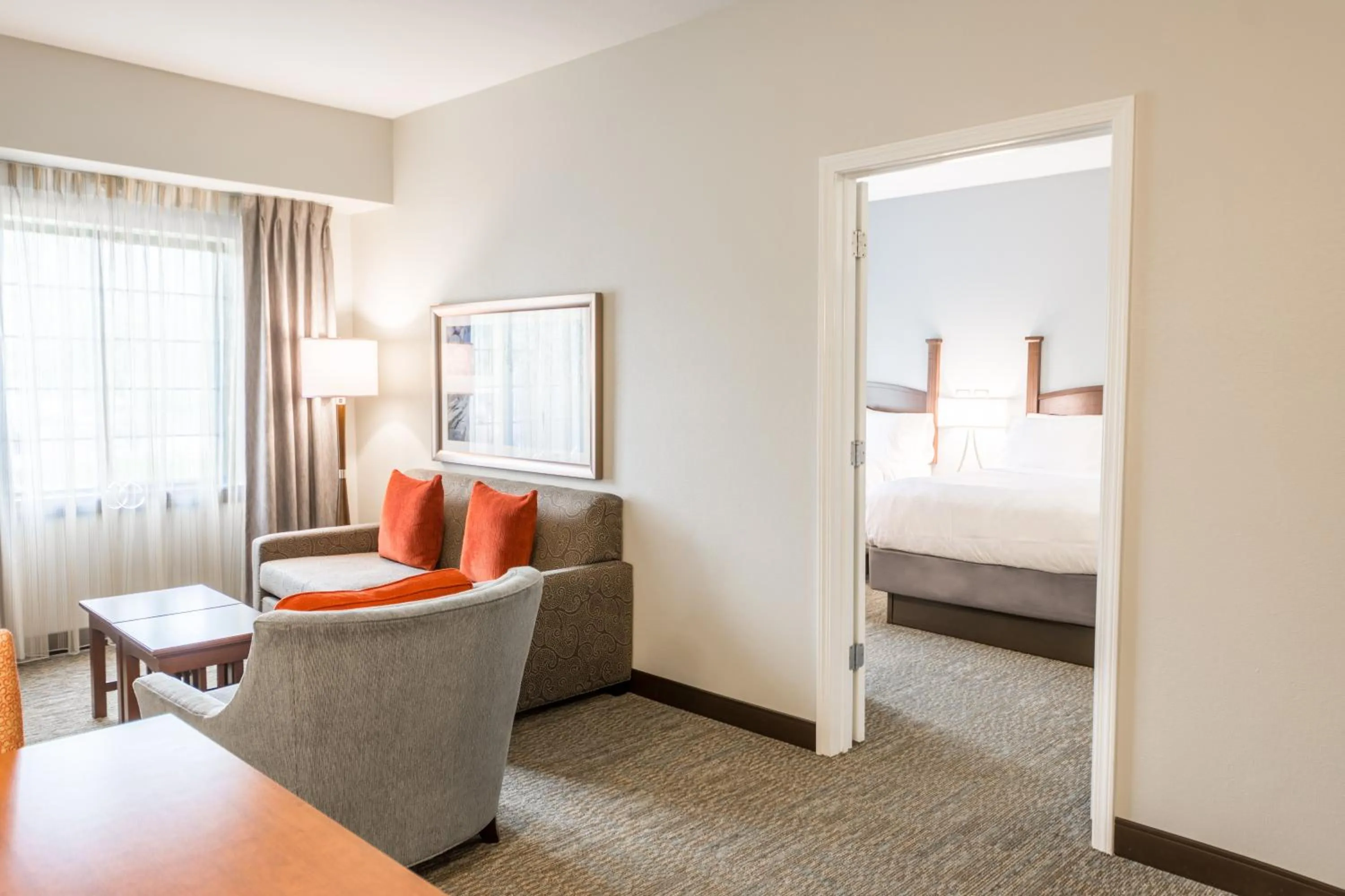 Photo of the whole room, Bed in Staybridge Suites - Kansas City-Independence by IHG
