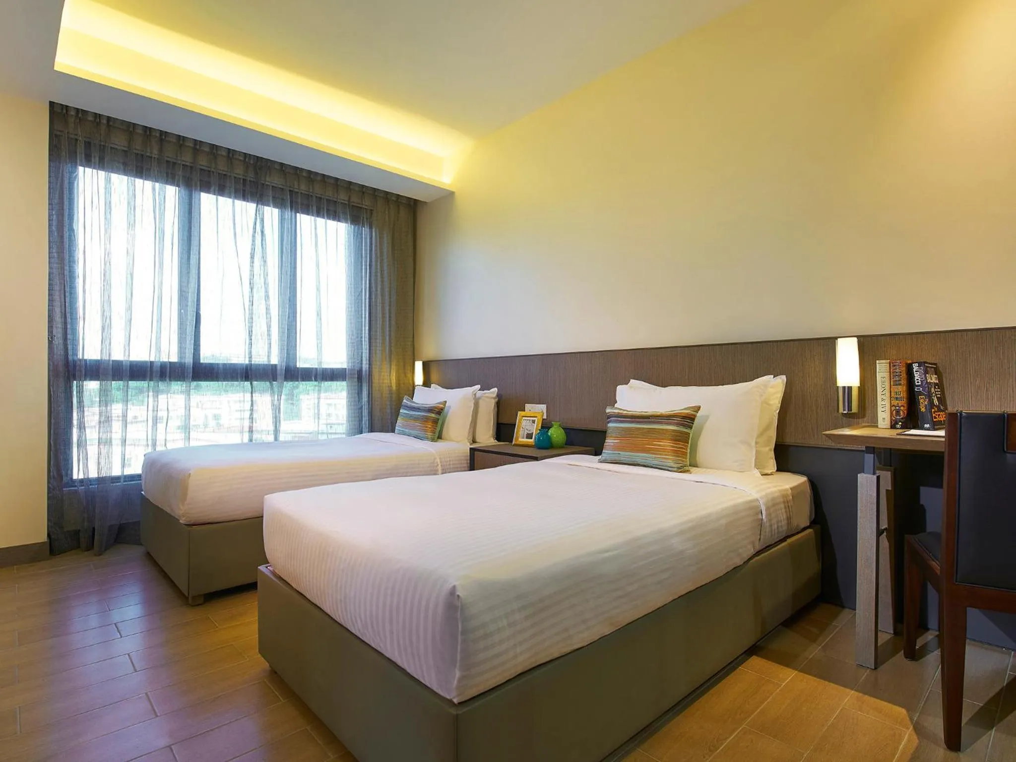 Bedroom, Bed in Oasia Residence Singapore by Far East Hospitality