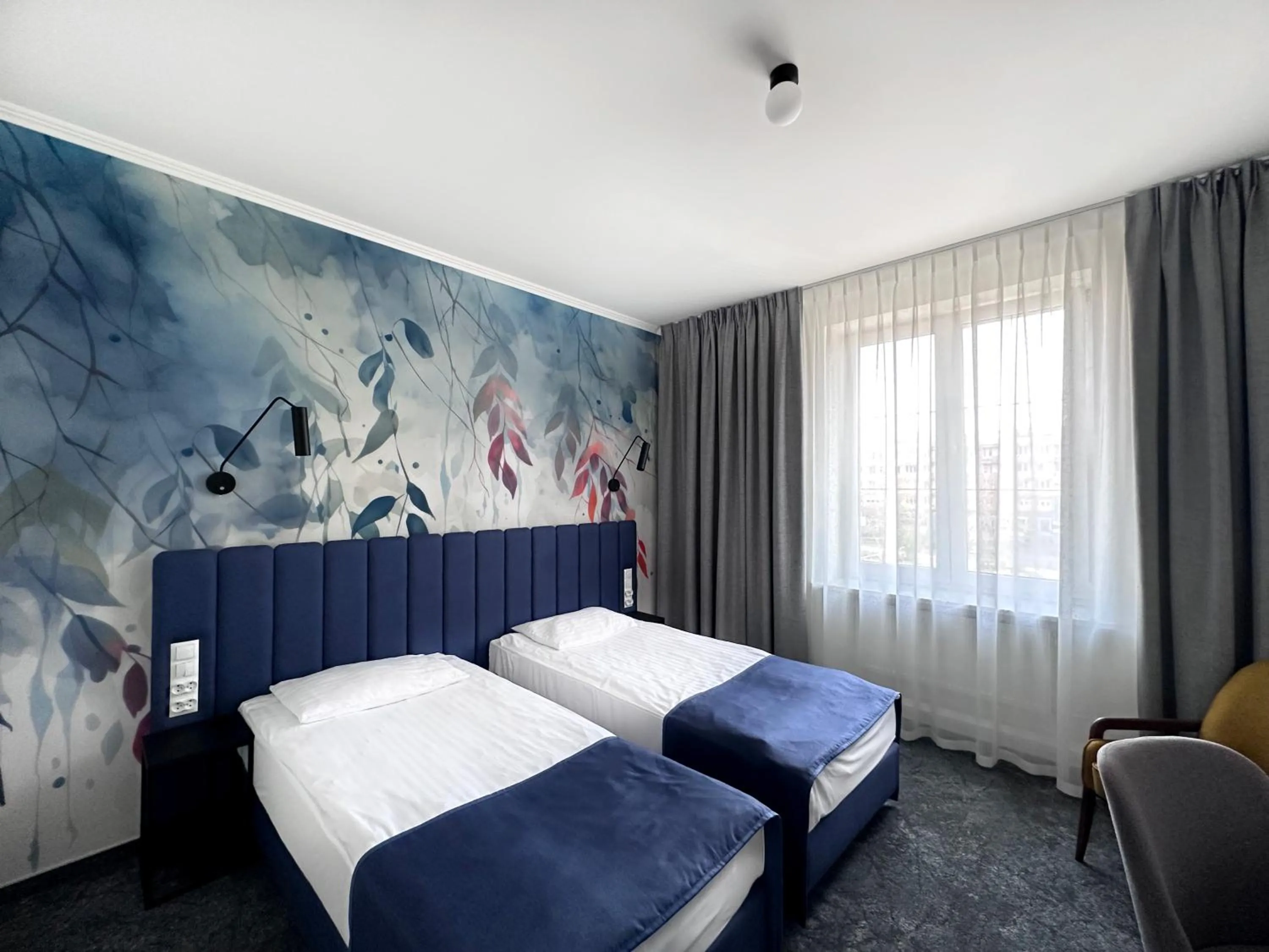 Bed in Hotel Szydłowski