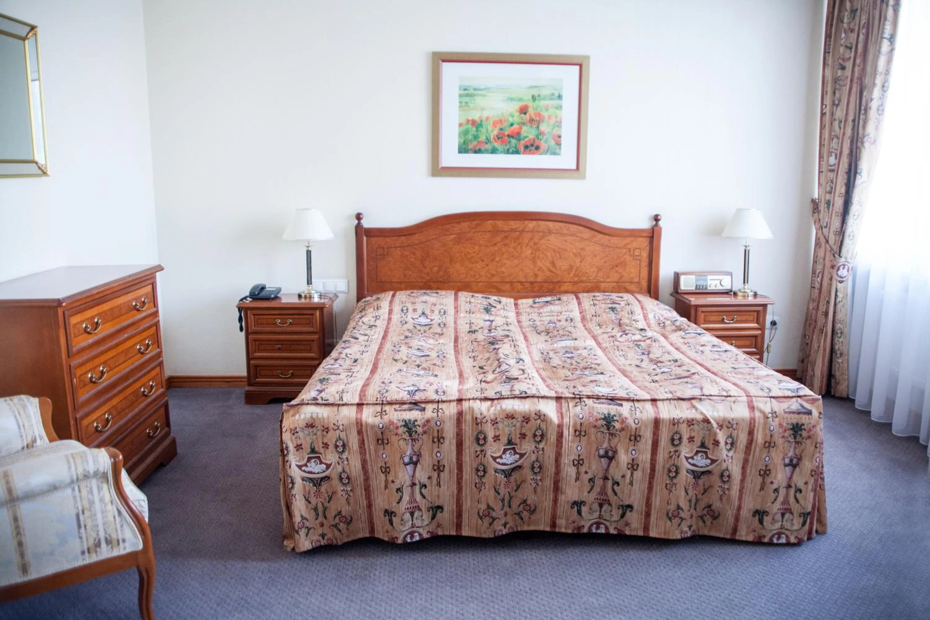 Bed in Hotel Szydłowski