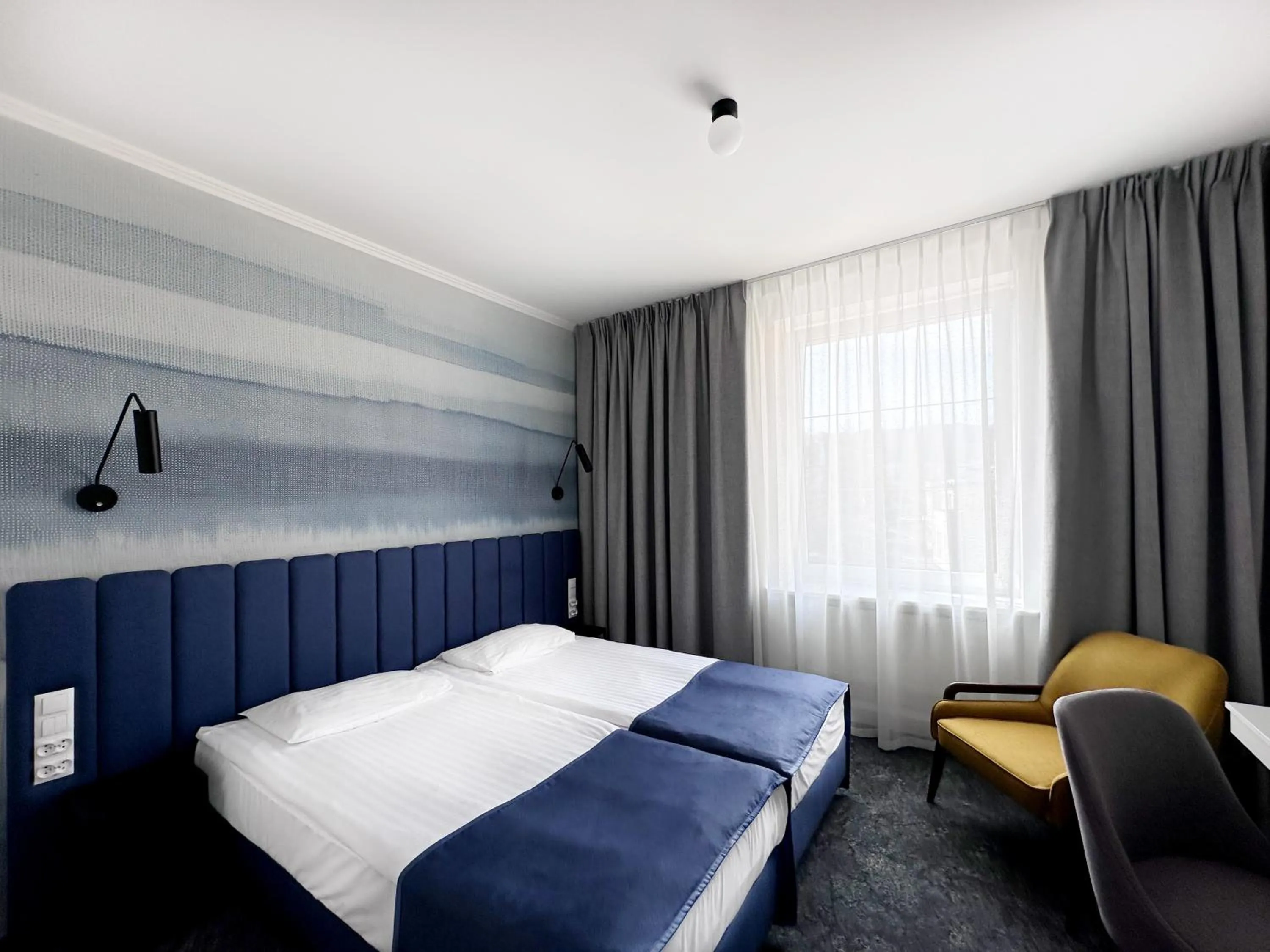 Bed in Hotel Szydłowski