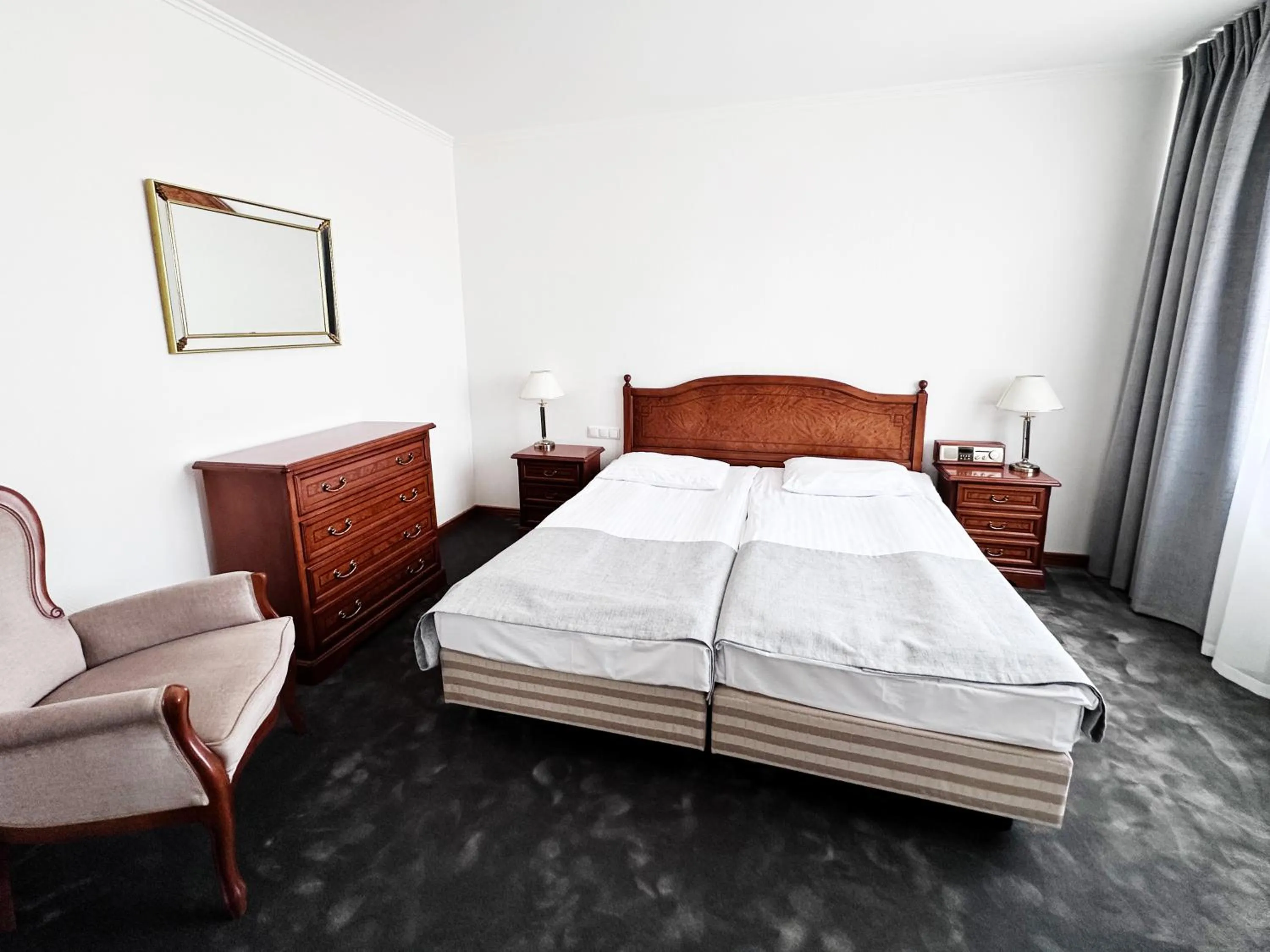 Bed in Hotel Szydłowski