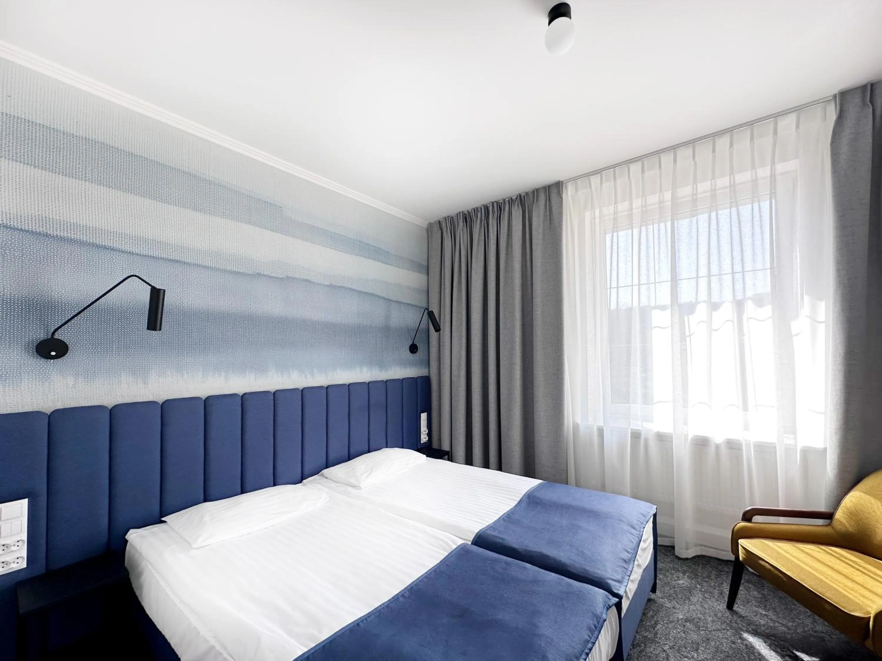 Bed in Hotel Szydłowski