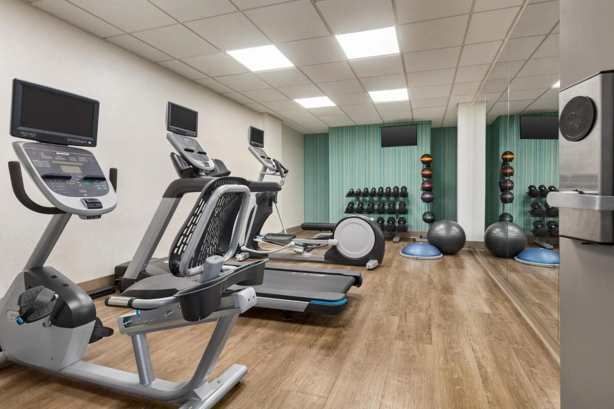 Fitness centre/facilities in Holiday Inn Express & Suites Greenville-Downtown by IHG