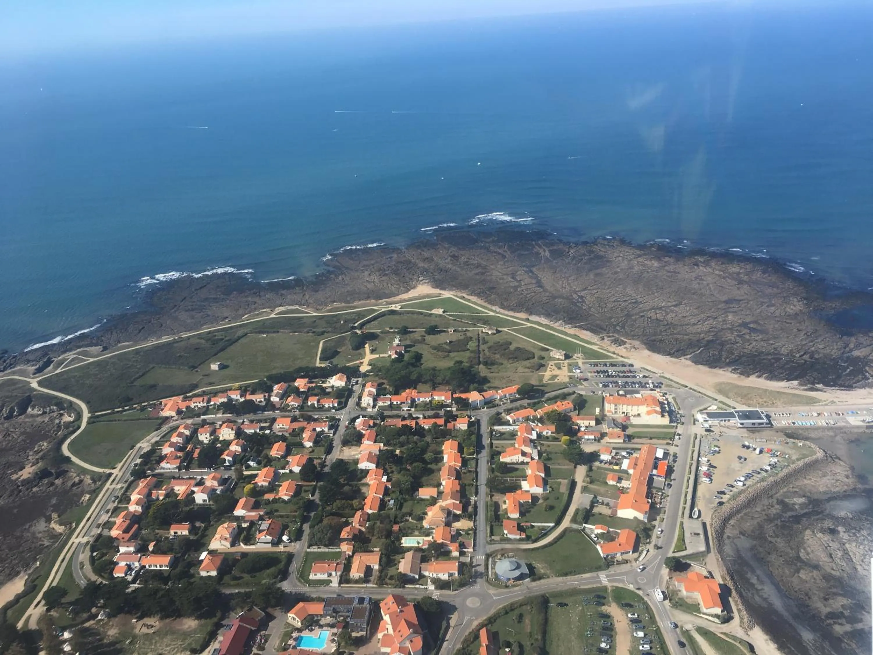 Bird's eye view in Logis Hôtel Le Calluna Restaurant La Flottille