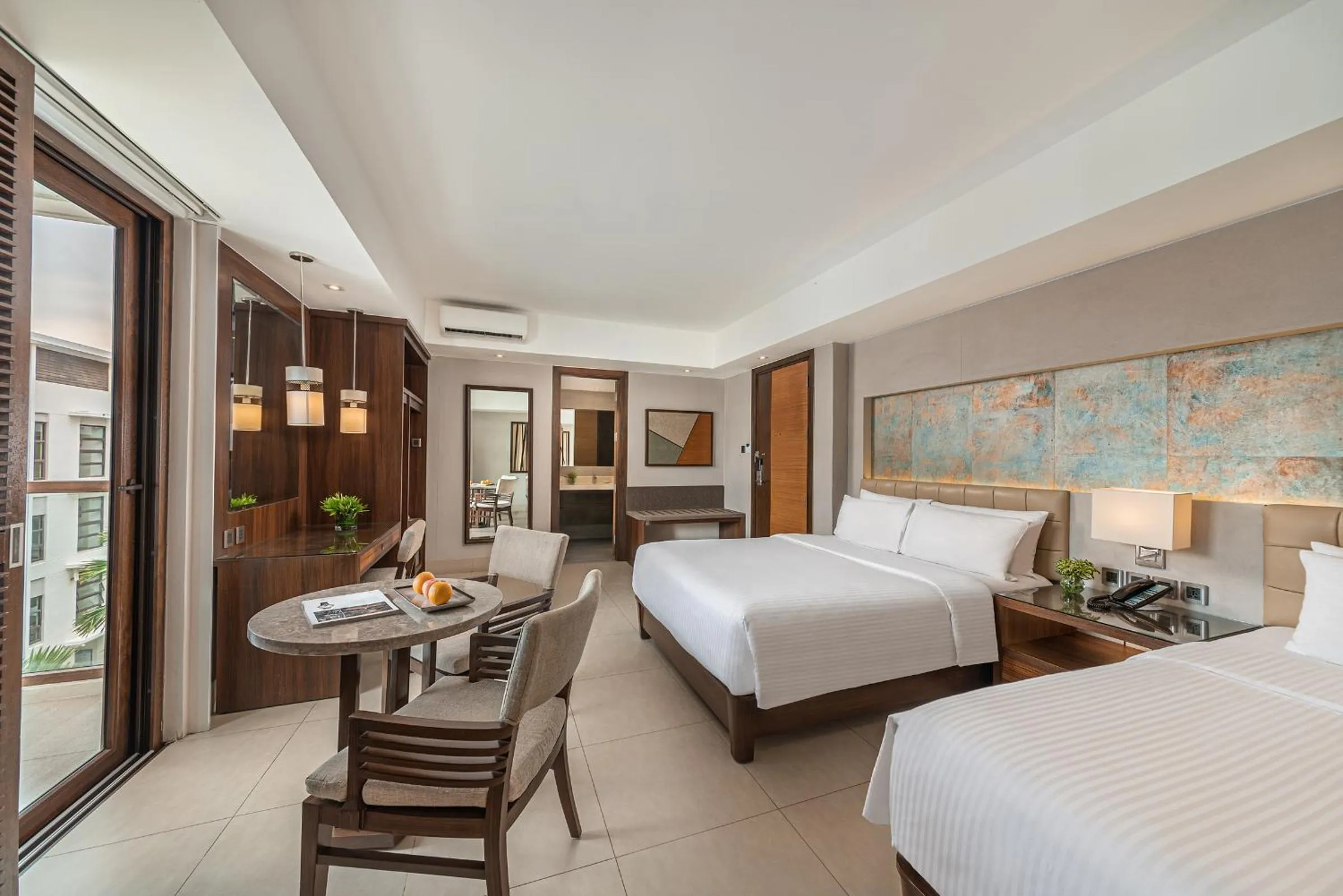 Bed in Henann Prime Beach Resort