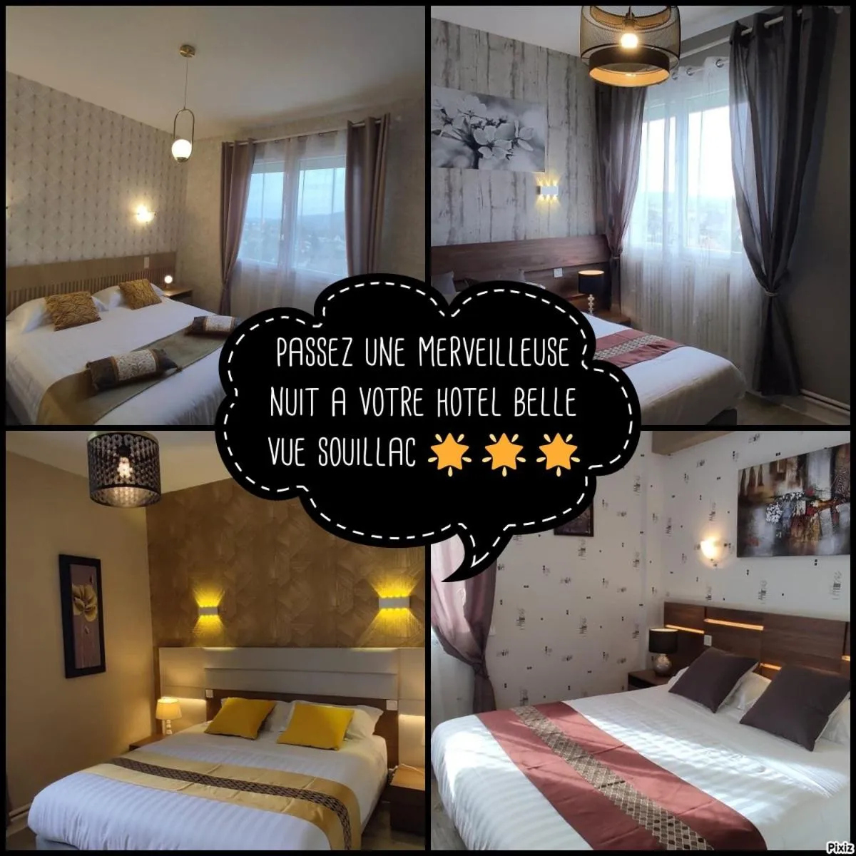 Bed in Hotel Belle Vue