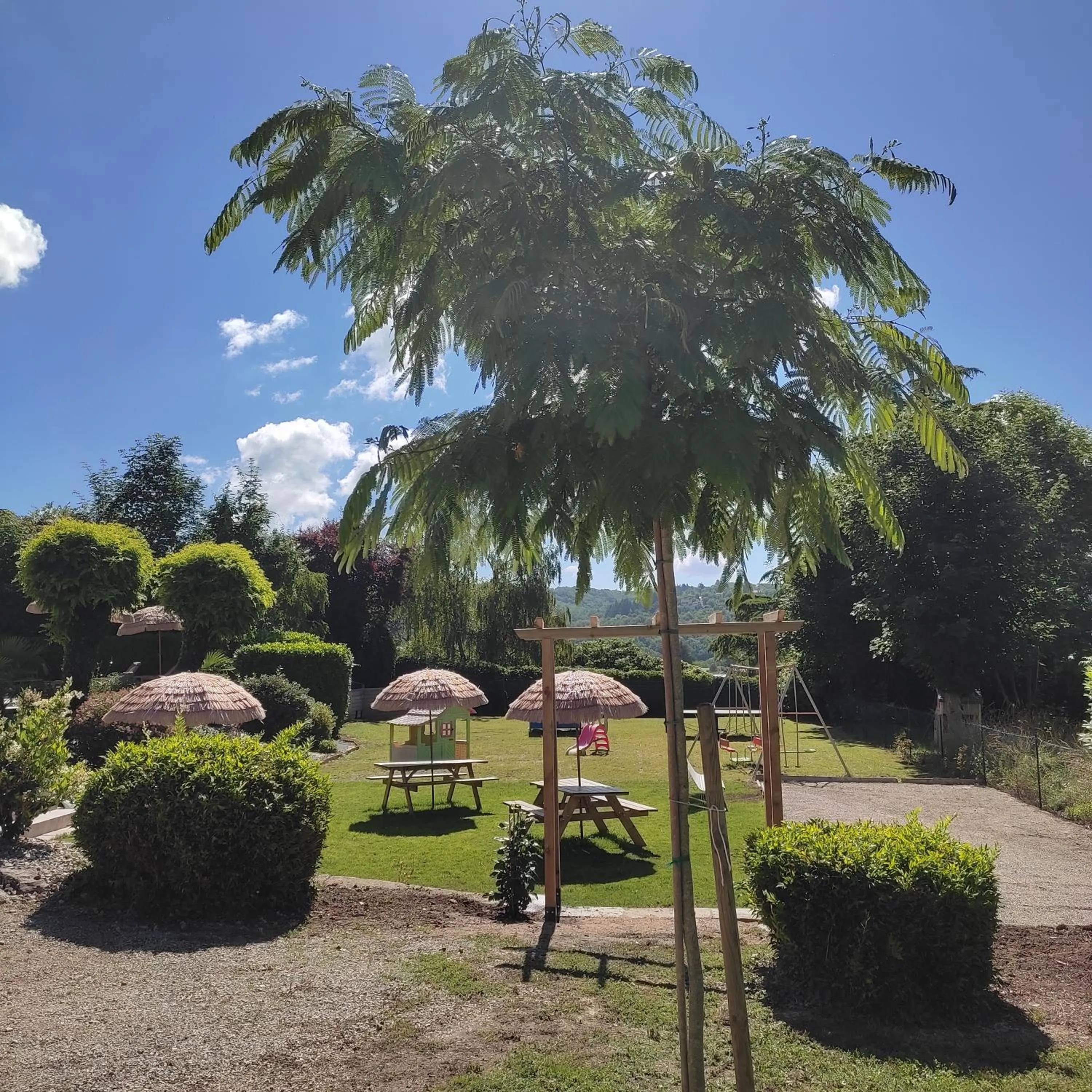 Garden view in Hotel Belle Vue