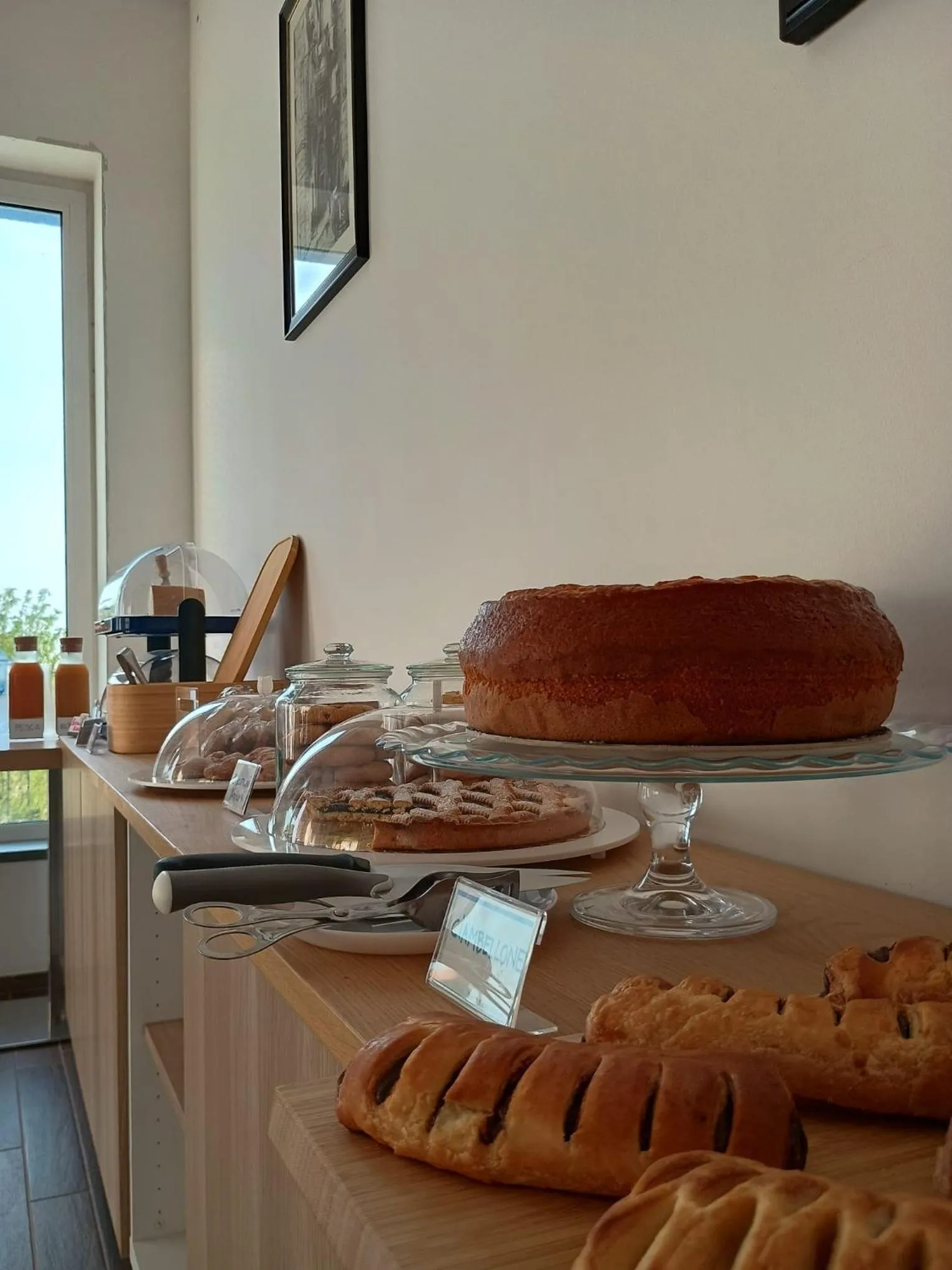 Buffet breakfast in B&B Villamarea