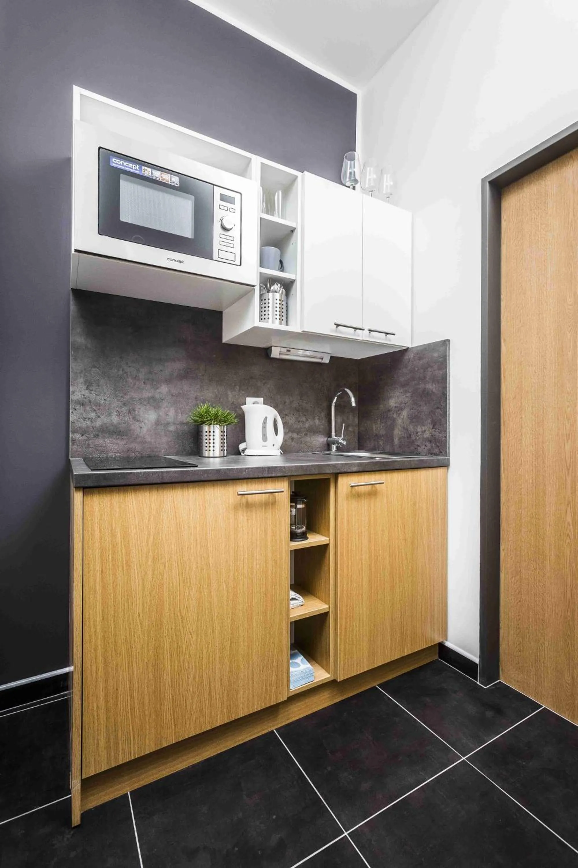 Kitchen or kitchenette in Kampus Palace