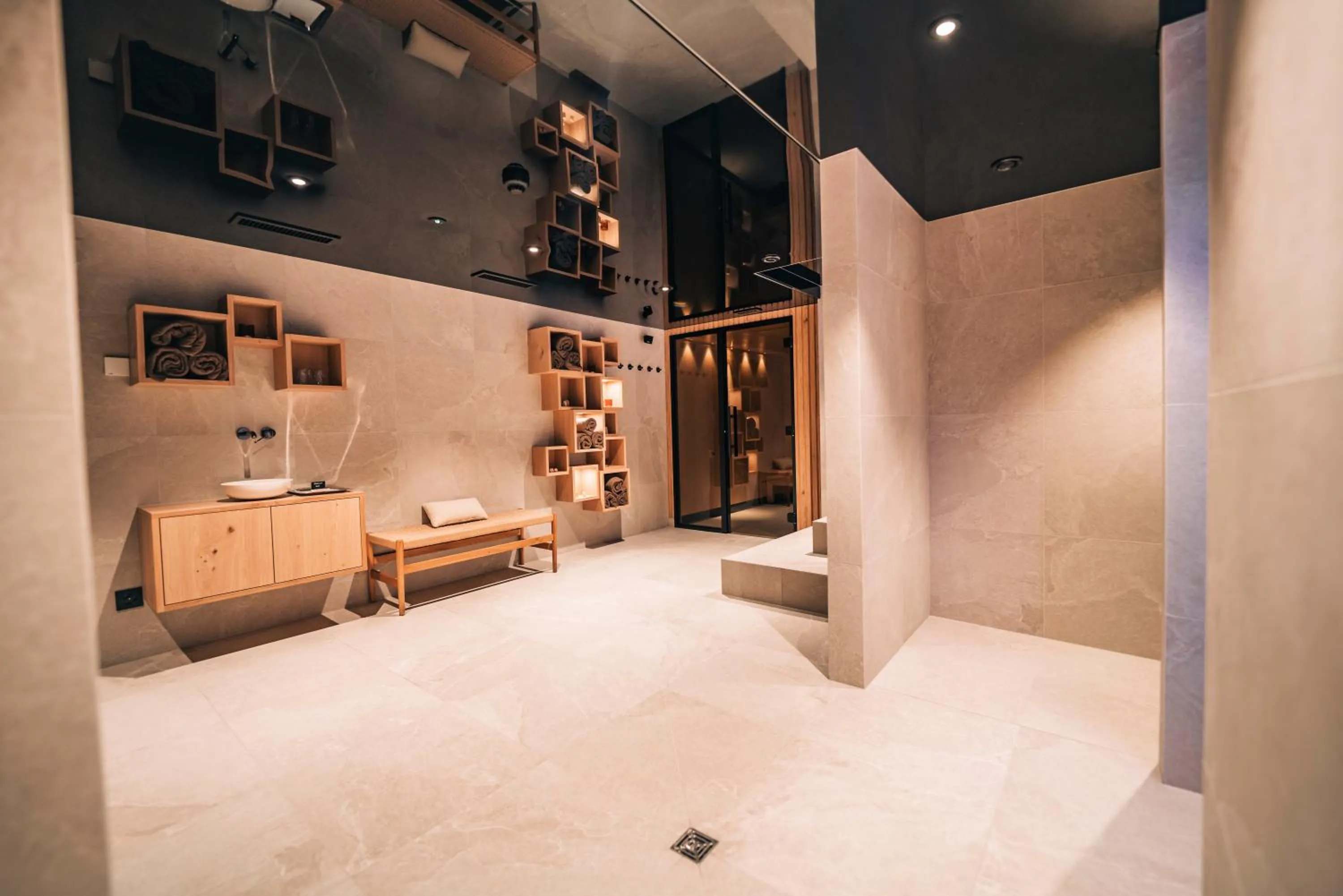 Bed in Swiss Alpine Hotel Allalin