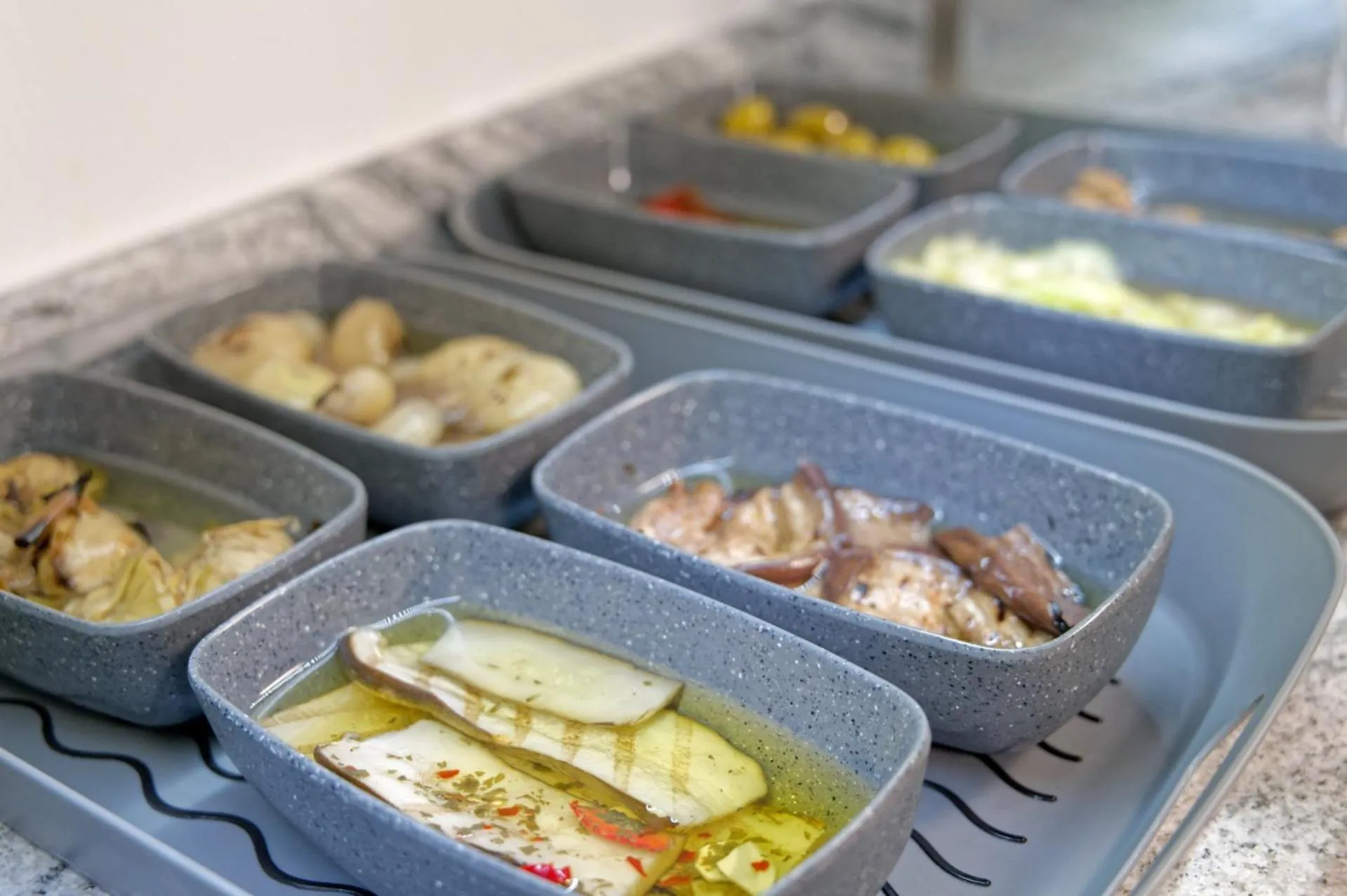 Buffet breakfast in Arca Aparthotel & Spa