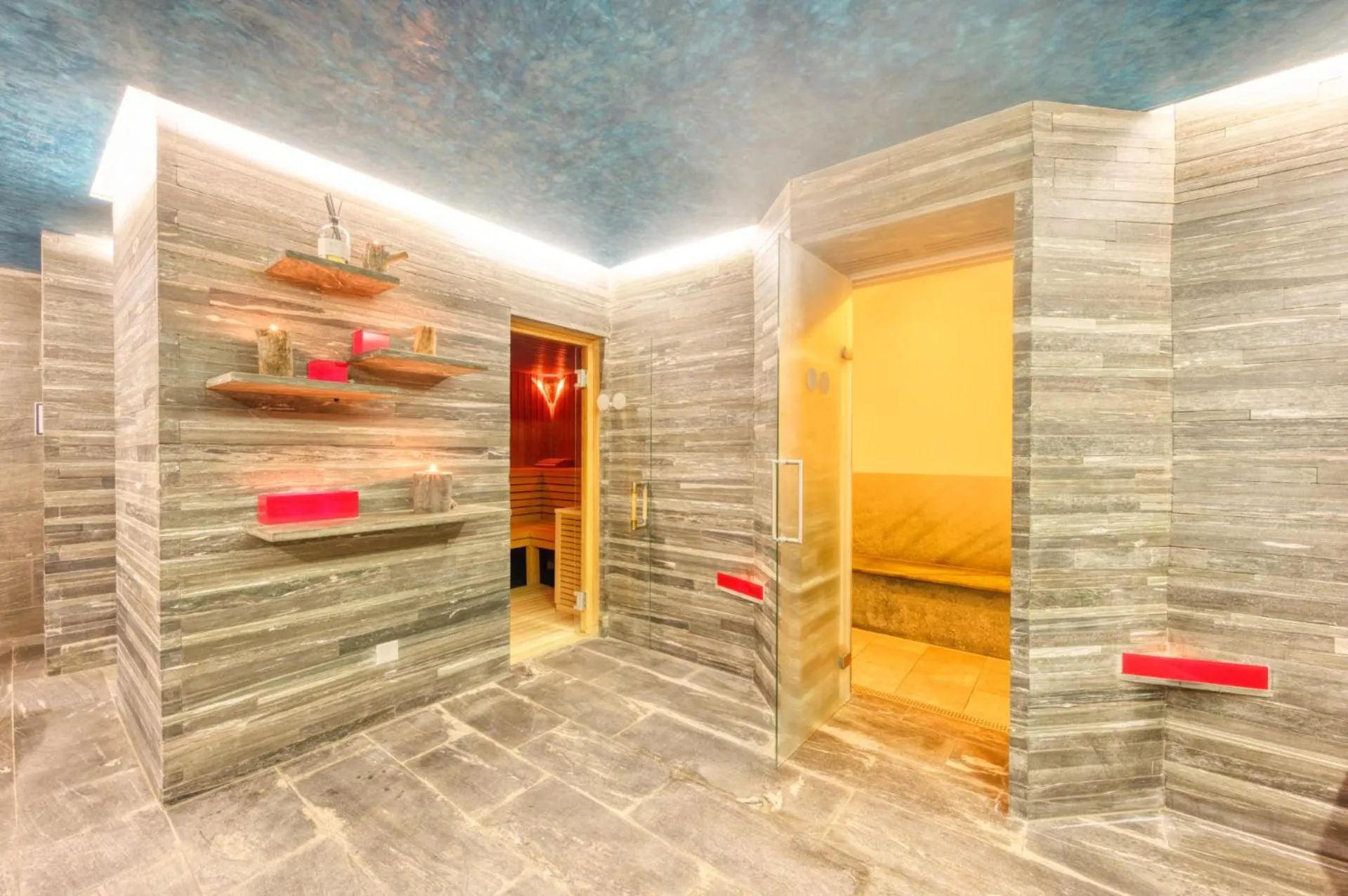 Sauna in Arca Aparthotel & Spa