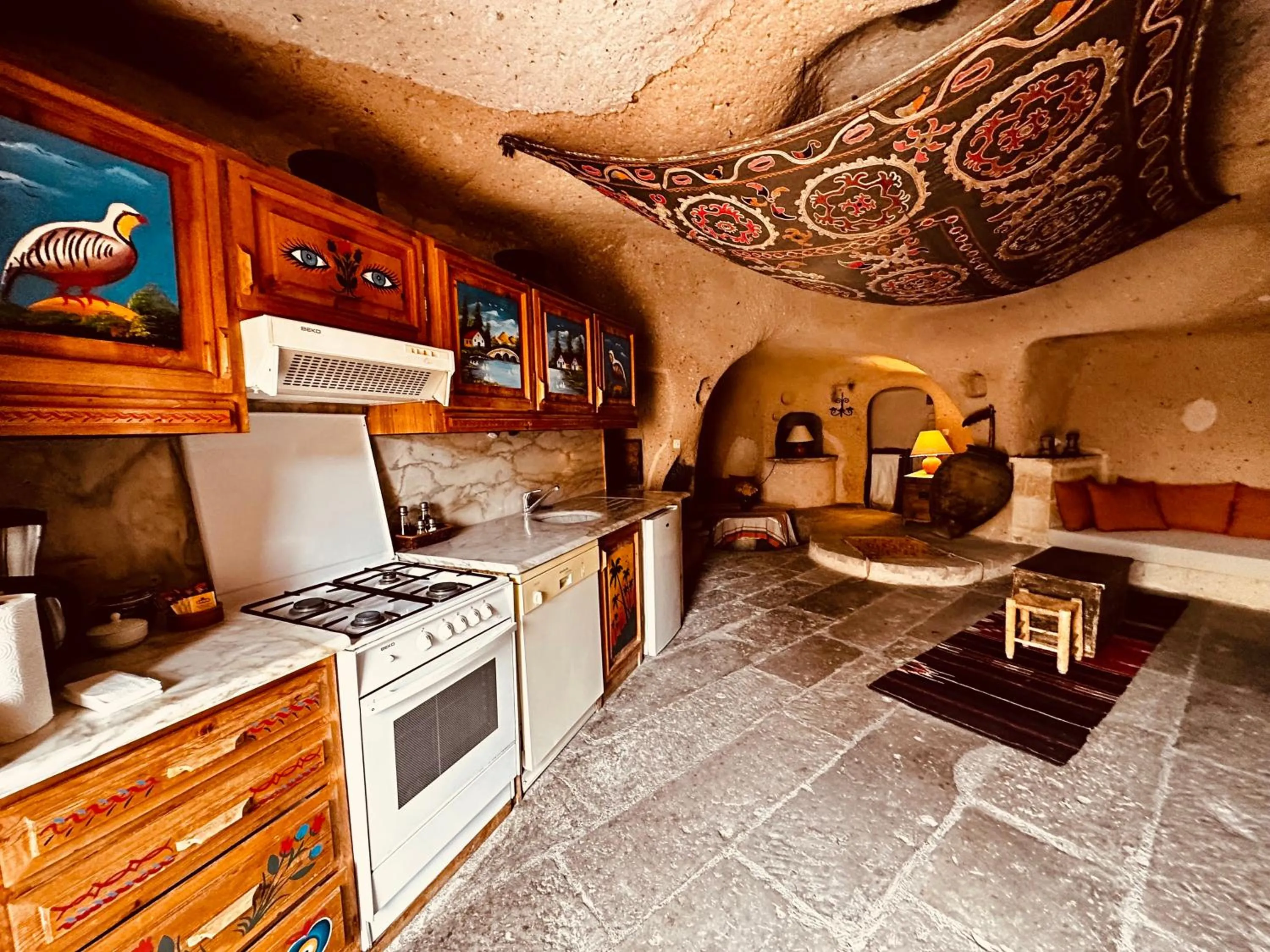 Kitchen or kitchenette in Les Maisons De Cappadoce
