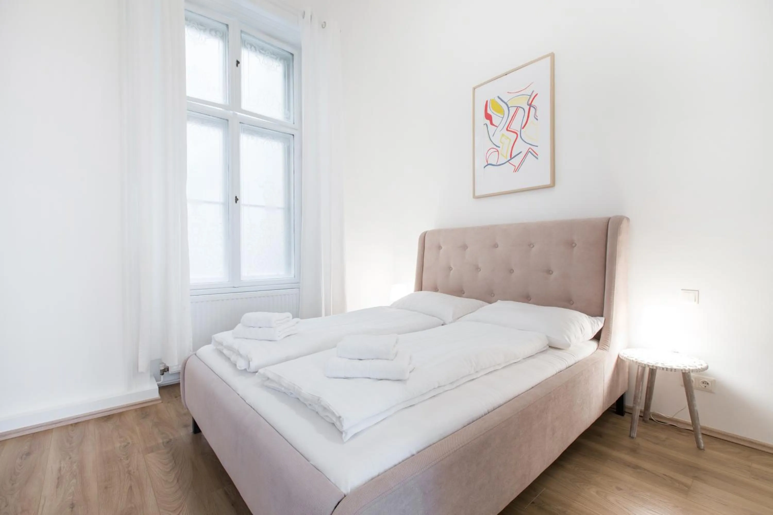 Bedroom, Bed in HeyMi Apartments in City Center