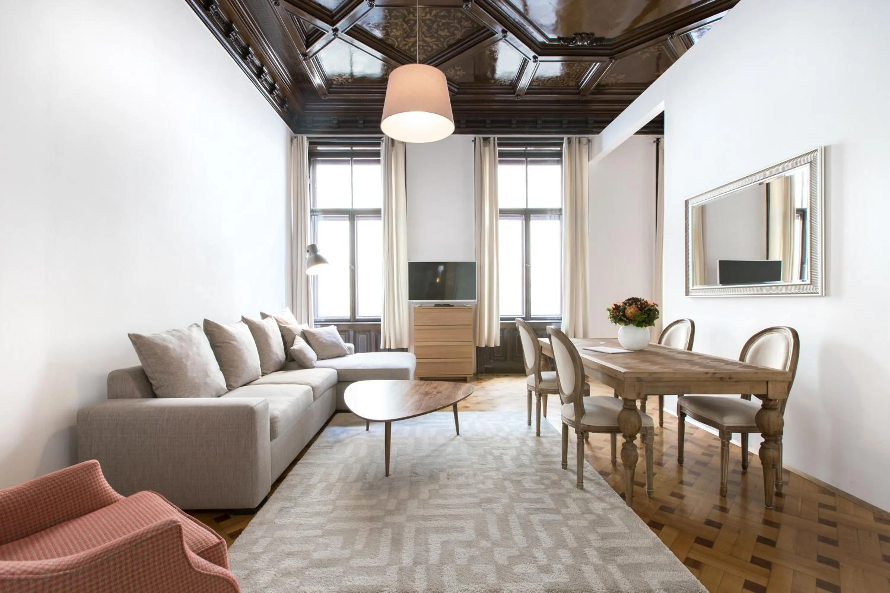 Living room in HeyMi Apartments in City Center