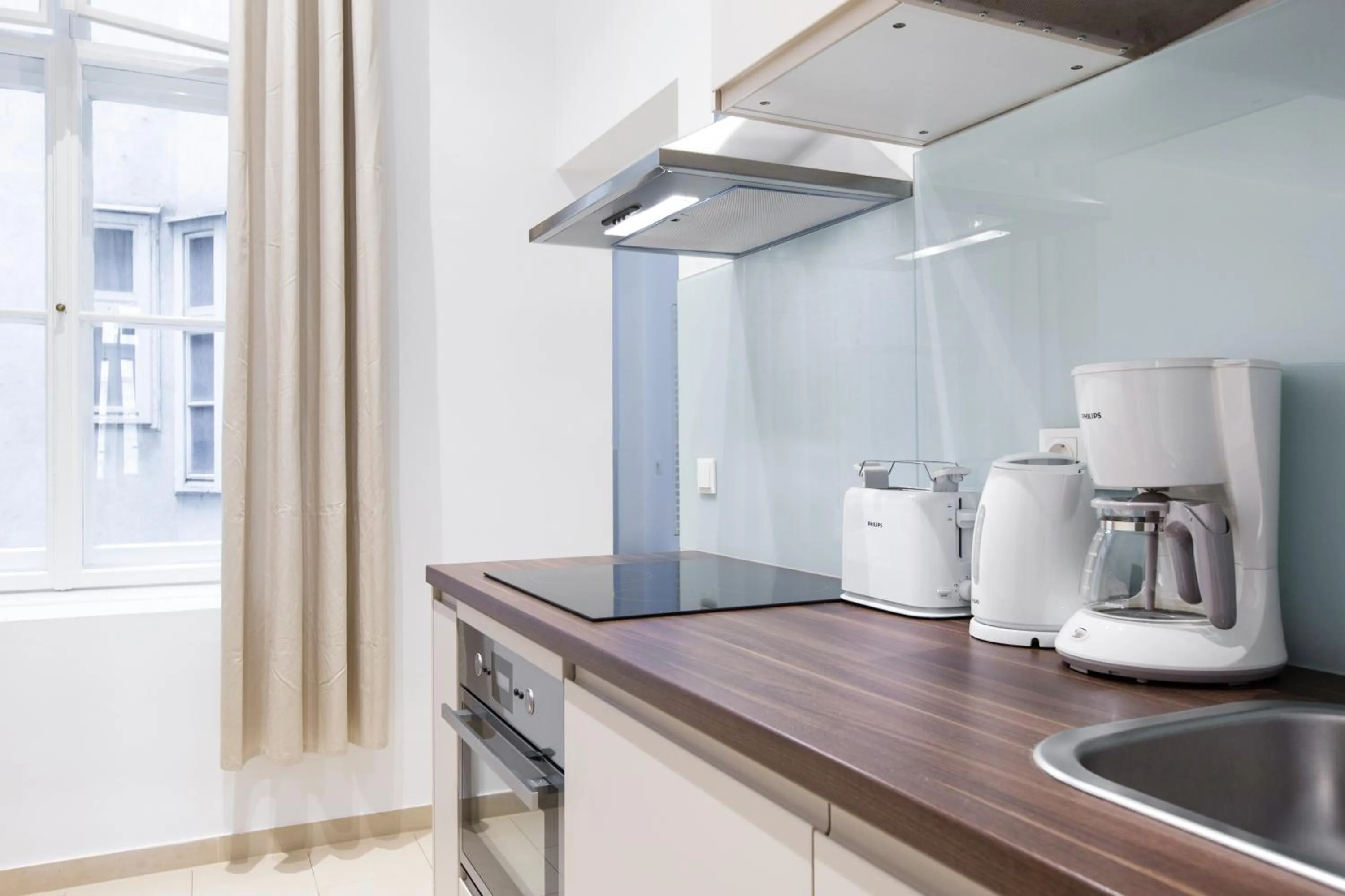 Kitchen or kitchenette in HeyMi Apartments in City Center