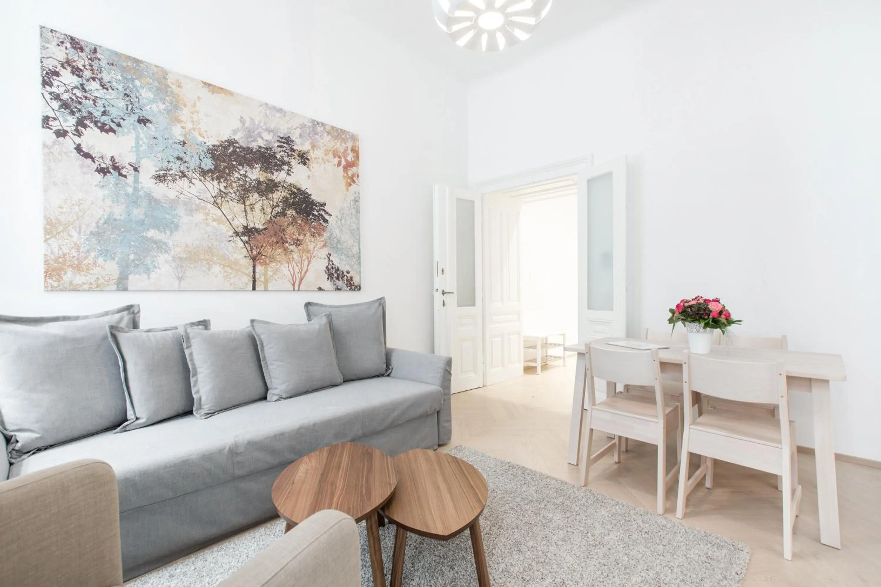 Dining area in HeyMi Apartments in City Center