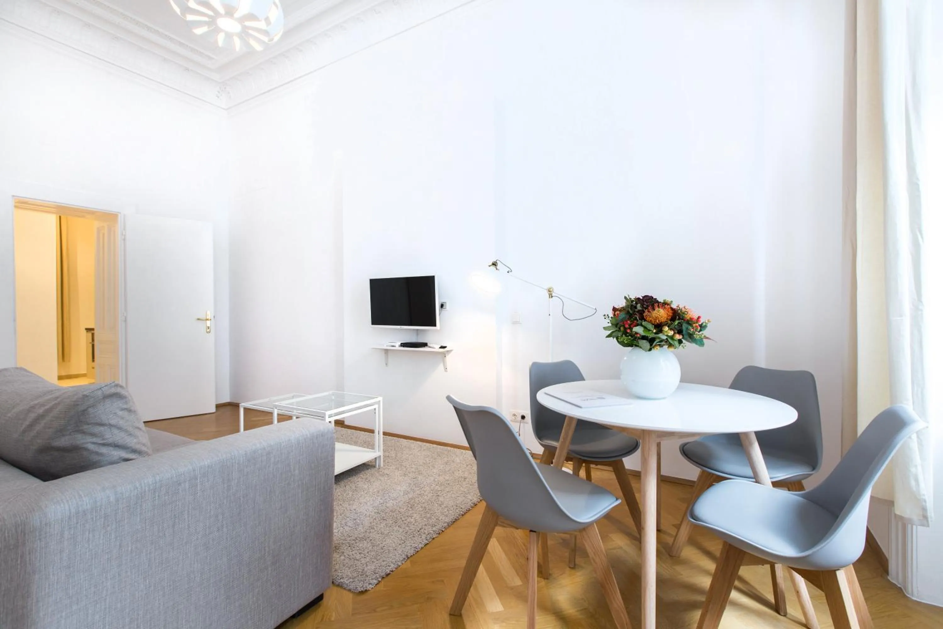 Living room in HeyMi Apartments in City Center