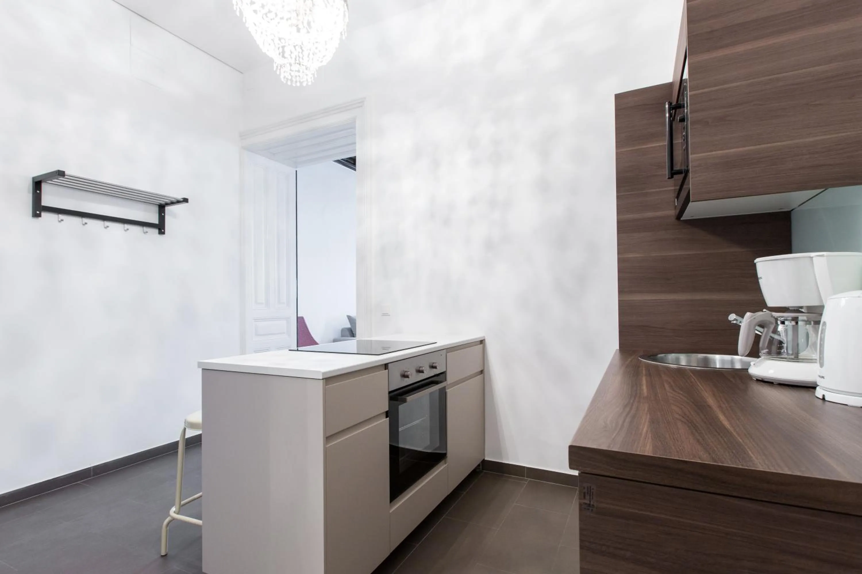 Kitchen or kitchenette in HeyMi Apartments in City Center