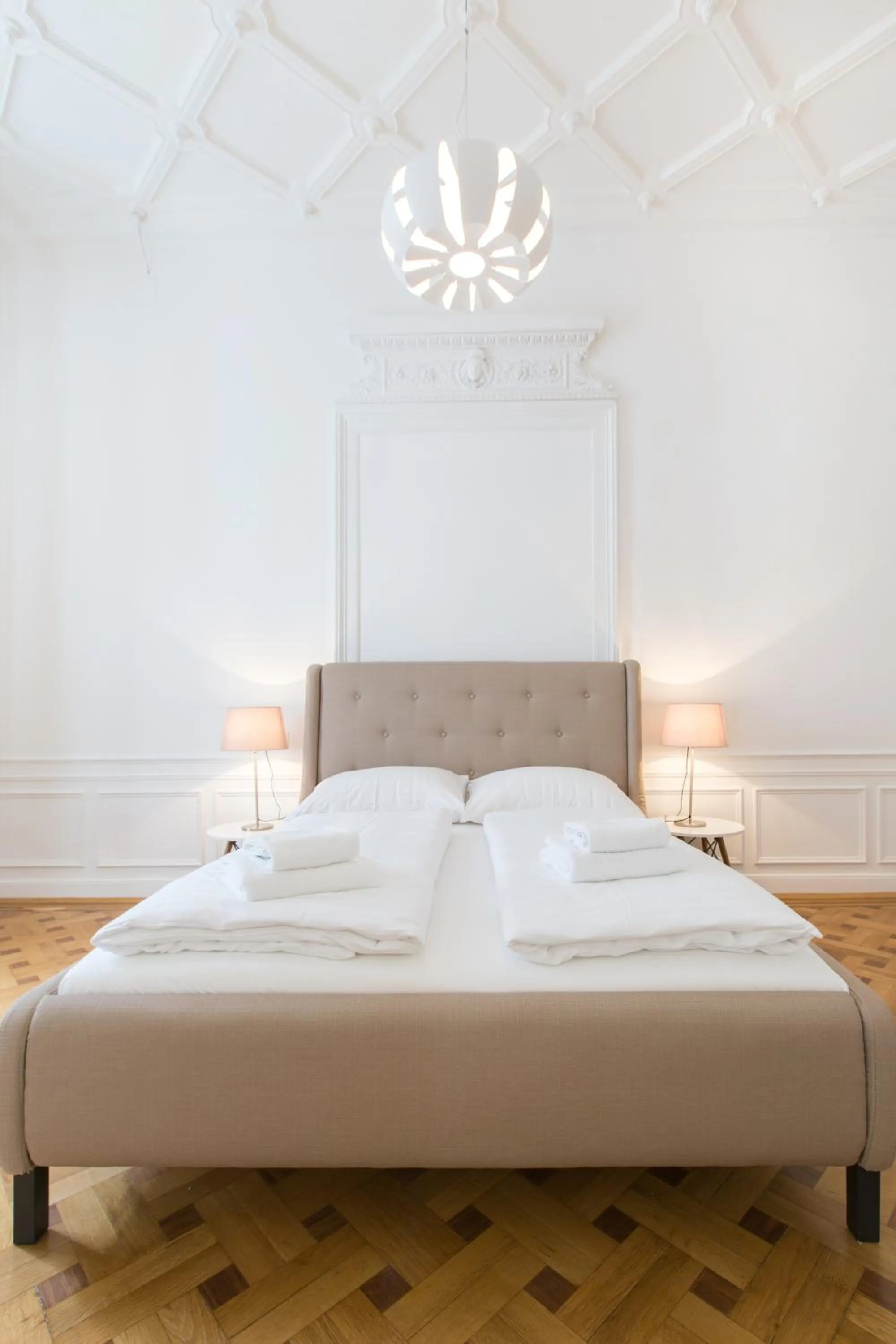 Bedroom, Bed in HeyMi Apartments in City Center