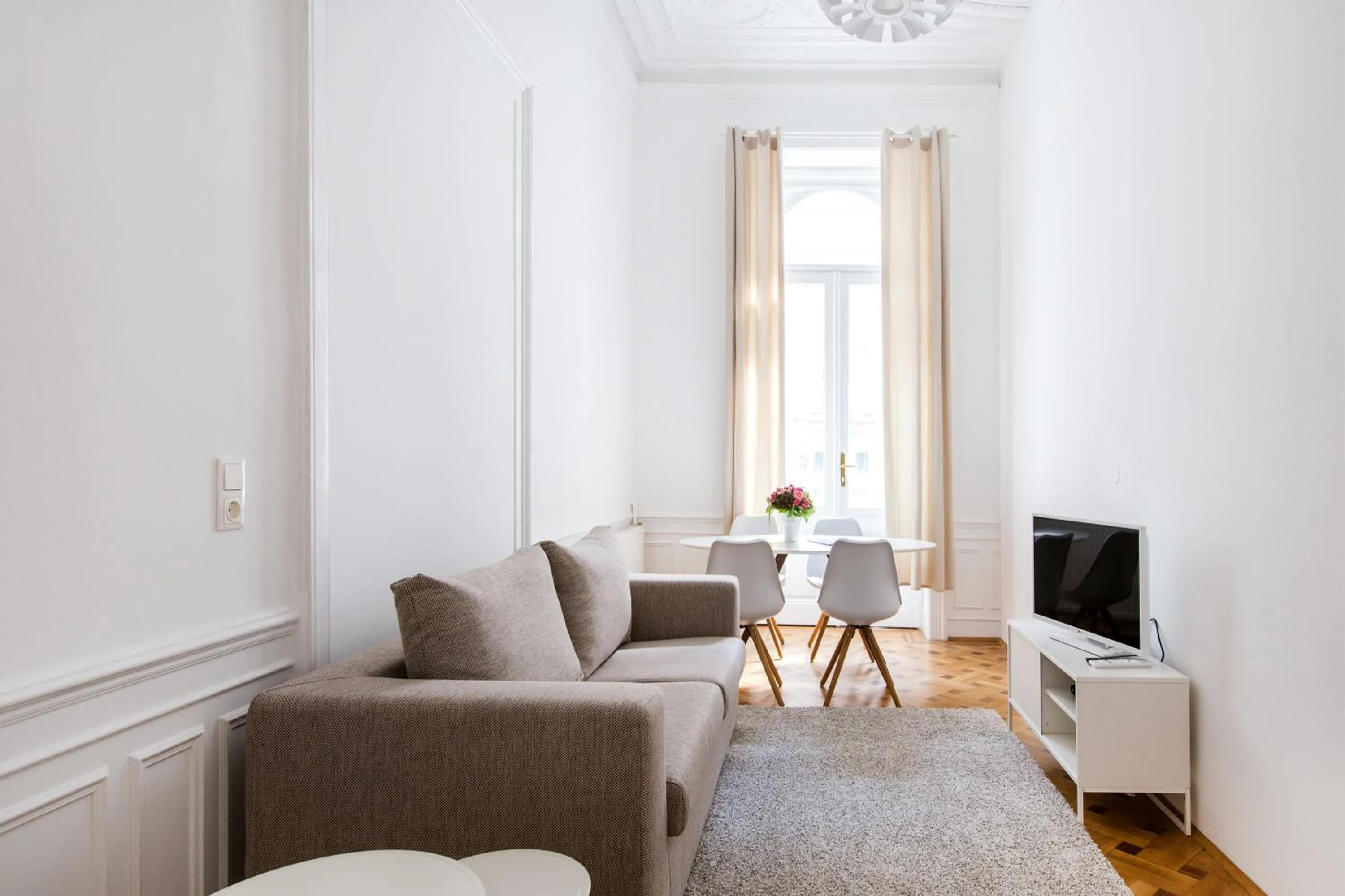 Living room in HeyMi Apartments in City Center