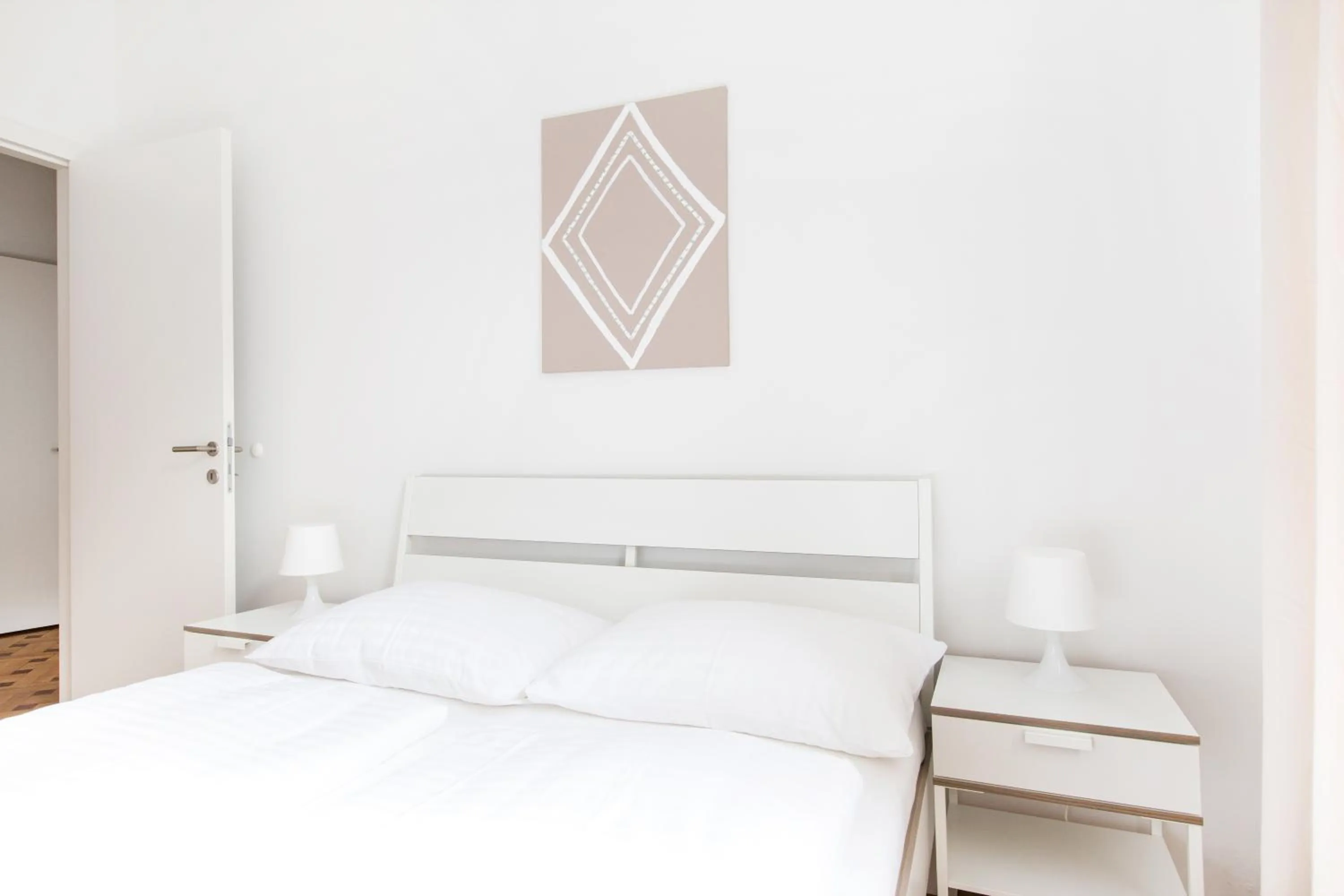 Bedroom, Bed in HeyMi Apartments in City Center