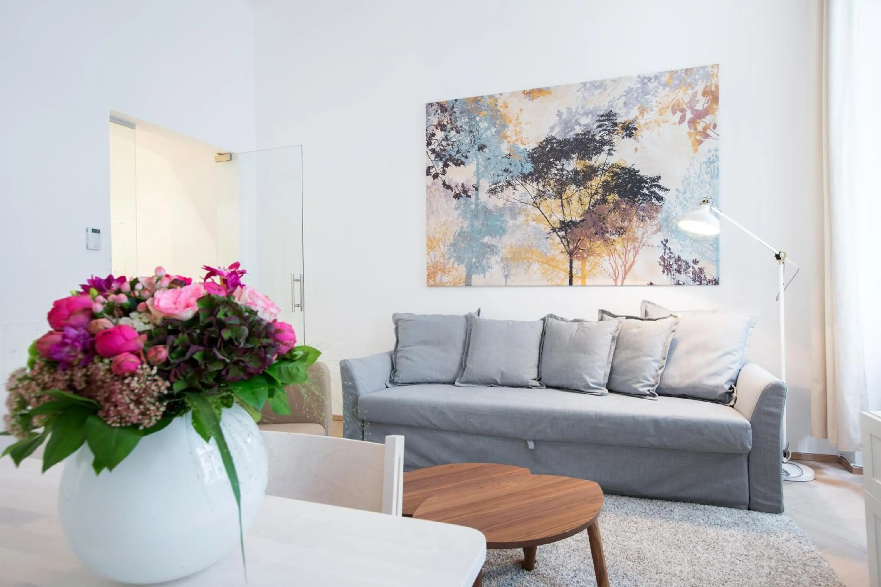 Living room in HeyMi Apartments in City Center