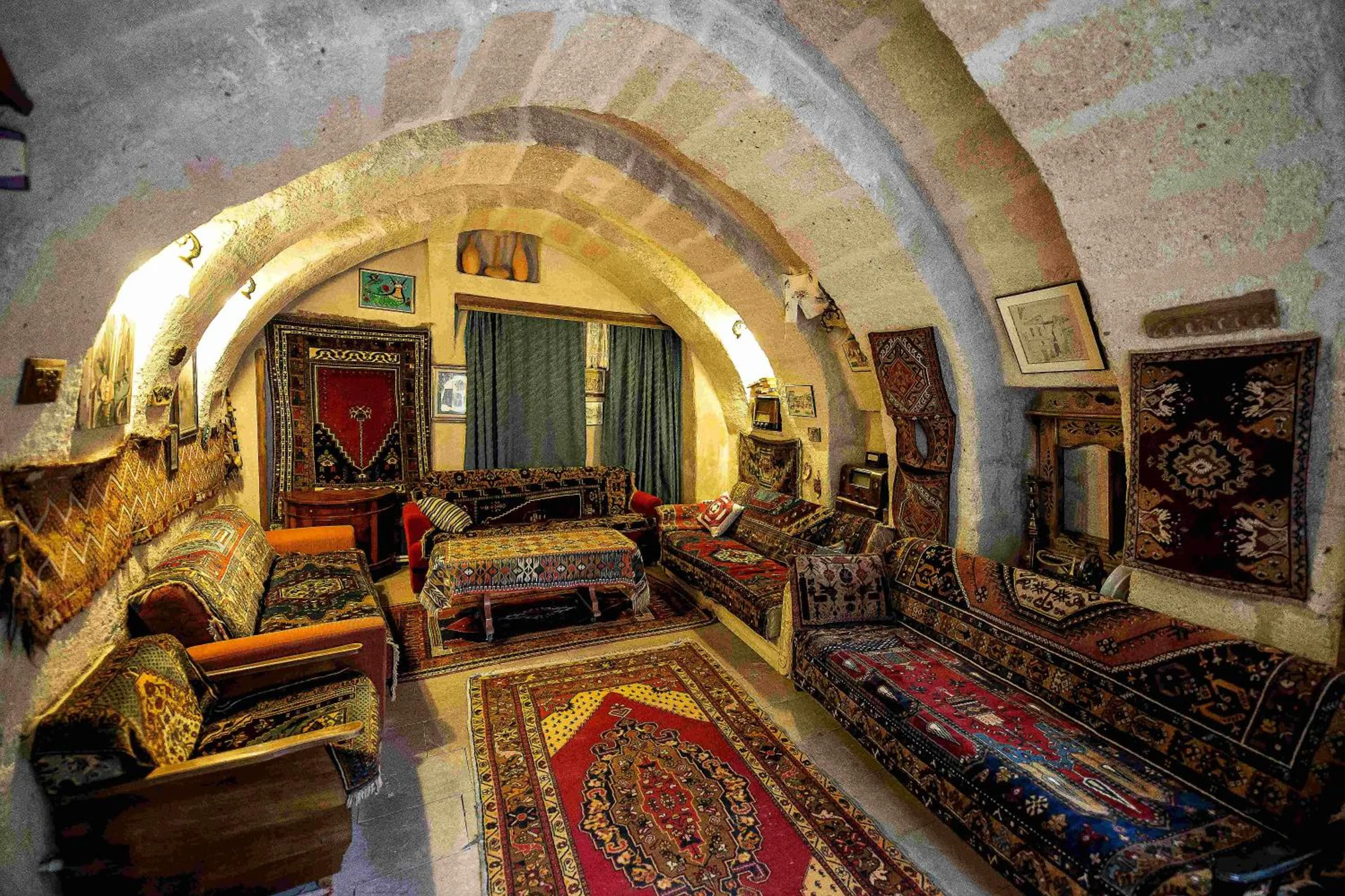 Communal lounge/ TV room, Bed in Sofa Hotel