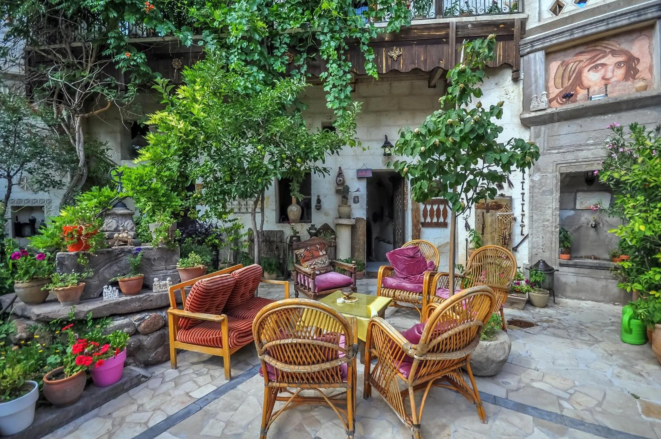 Garden in Sofa Hotel