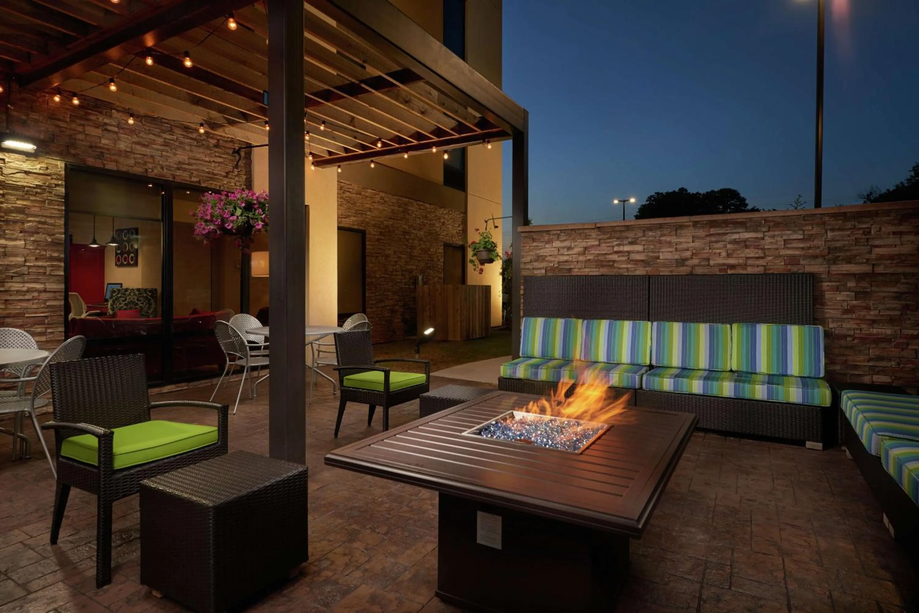 Patio in Home2 Suites By Hilton Muskogee