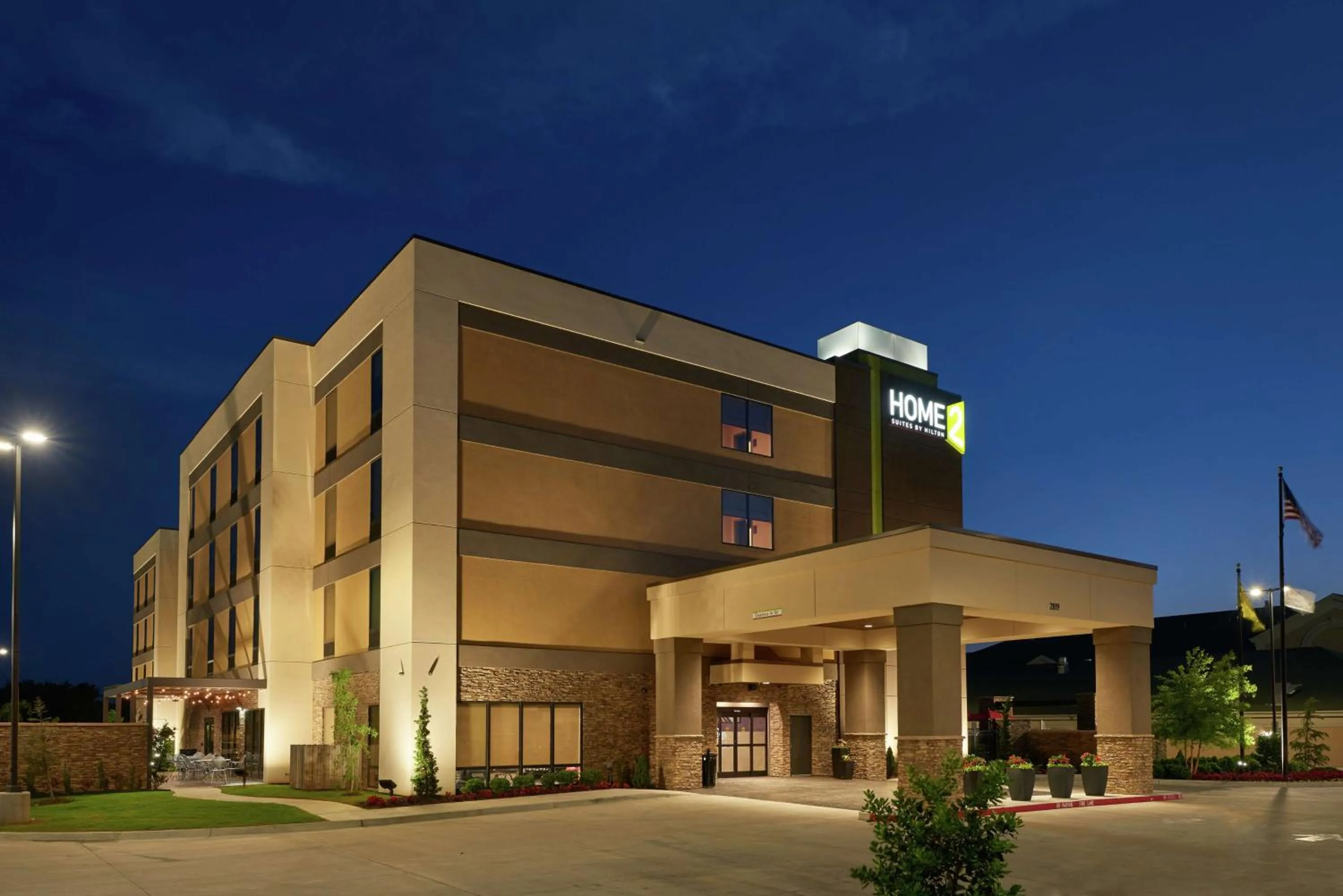 Property building in Home2 Suites By Hilton Muskogee
