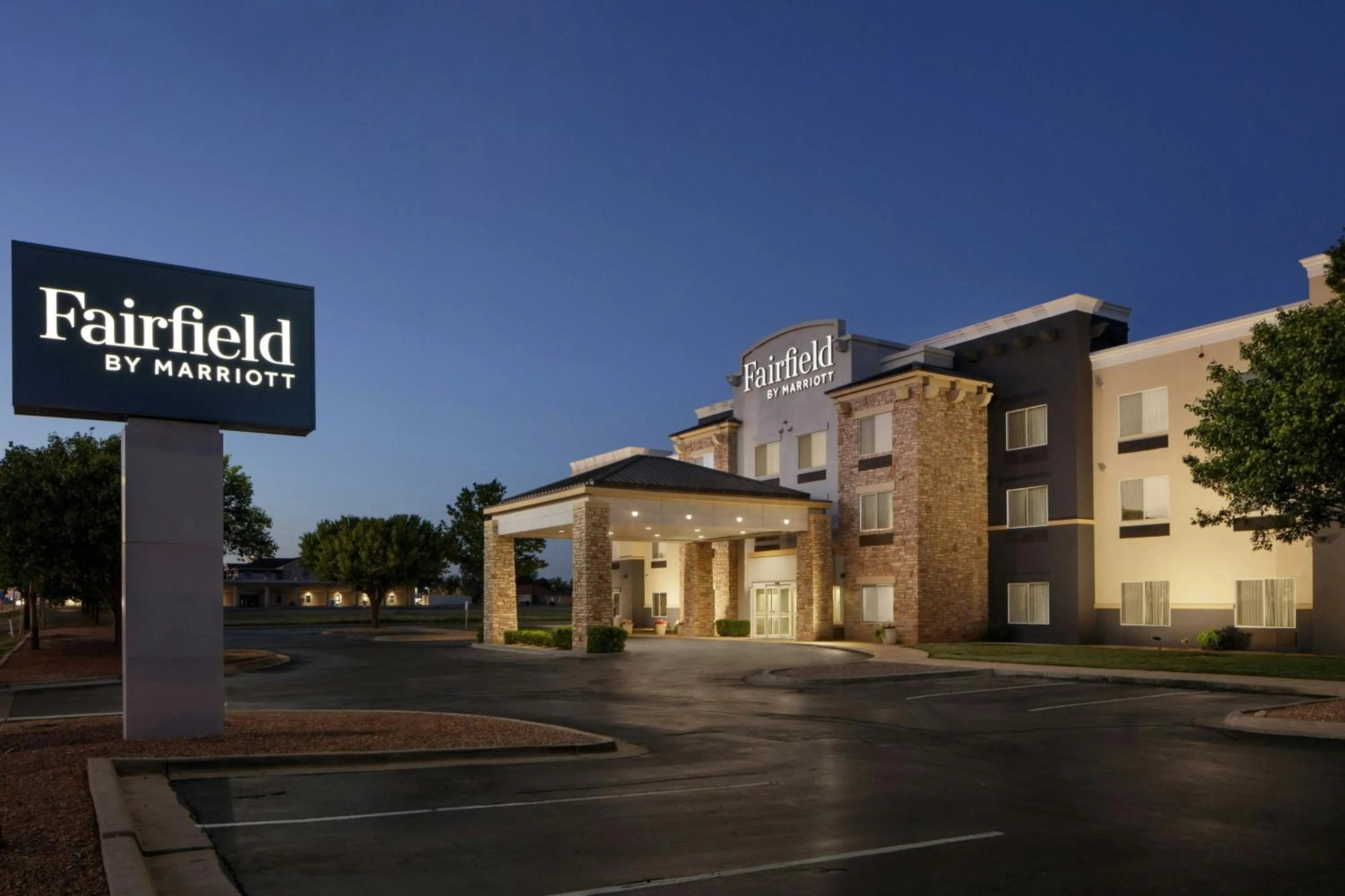 Property building in Fairfield Inn & Suites Clovis