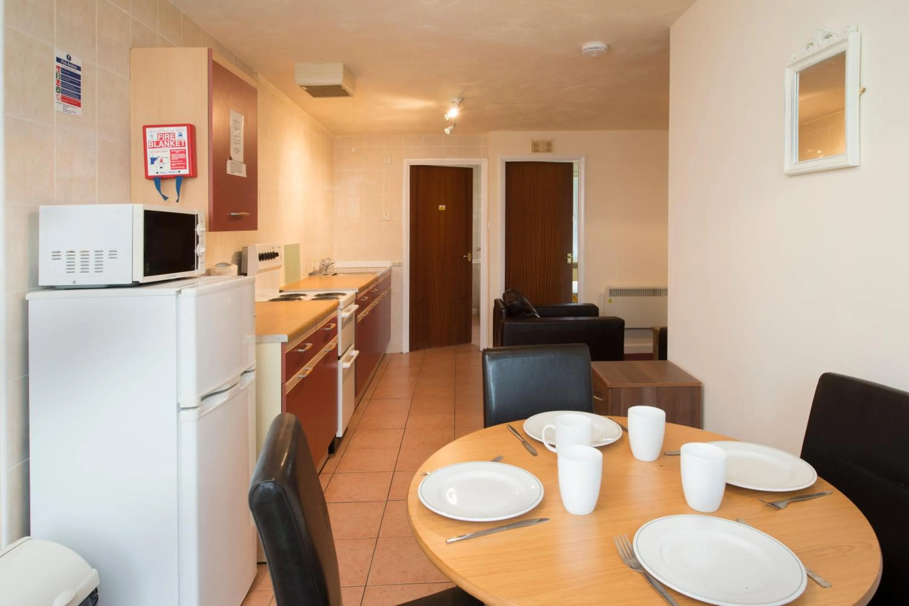Kitchen or kitchenette in Sandy Glade Holiday Park