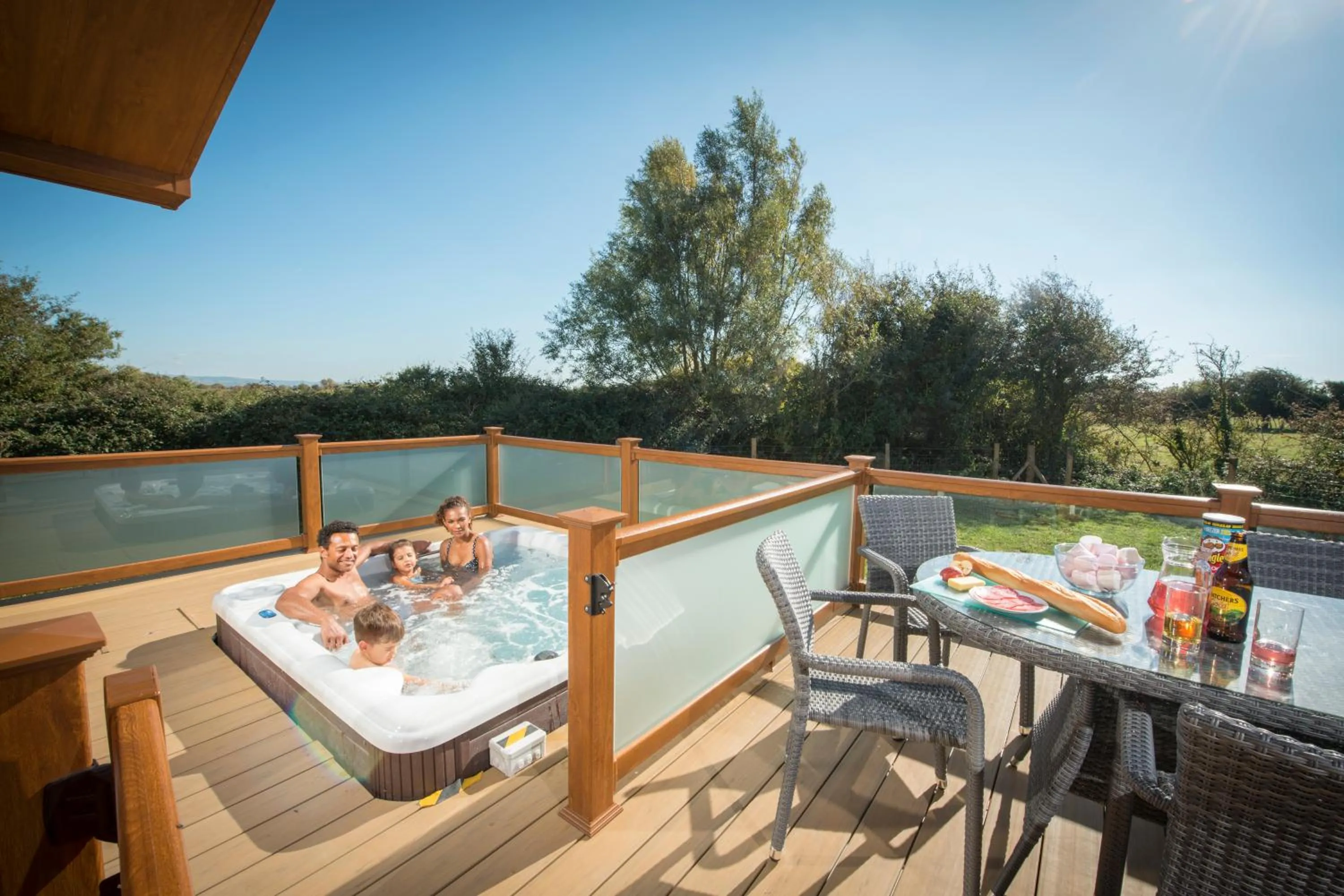 Natural landscape in Sandy Glade Holiday Park