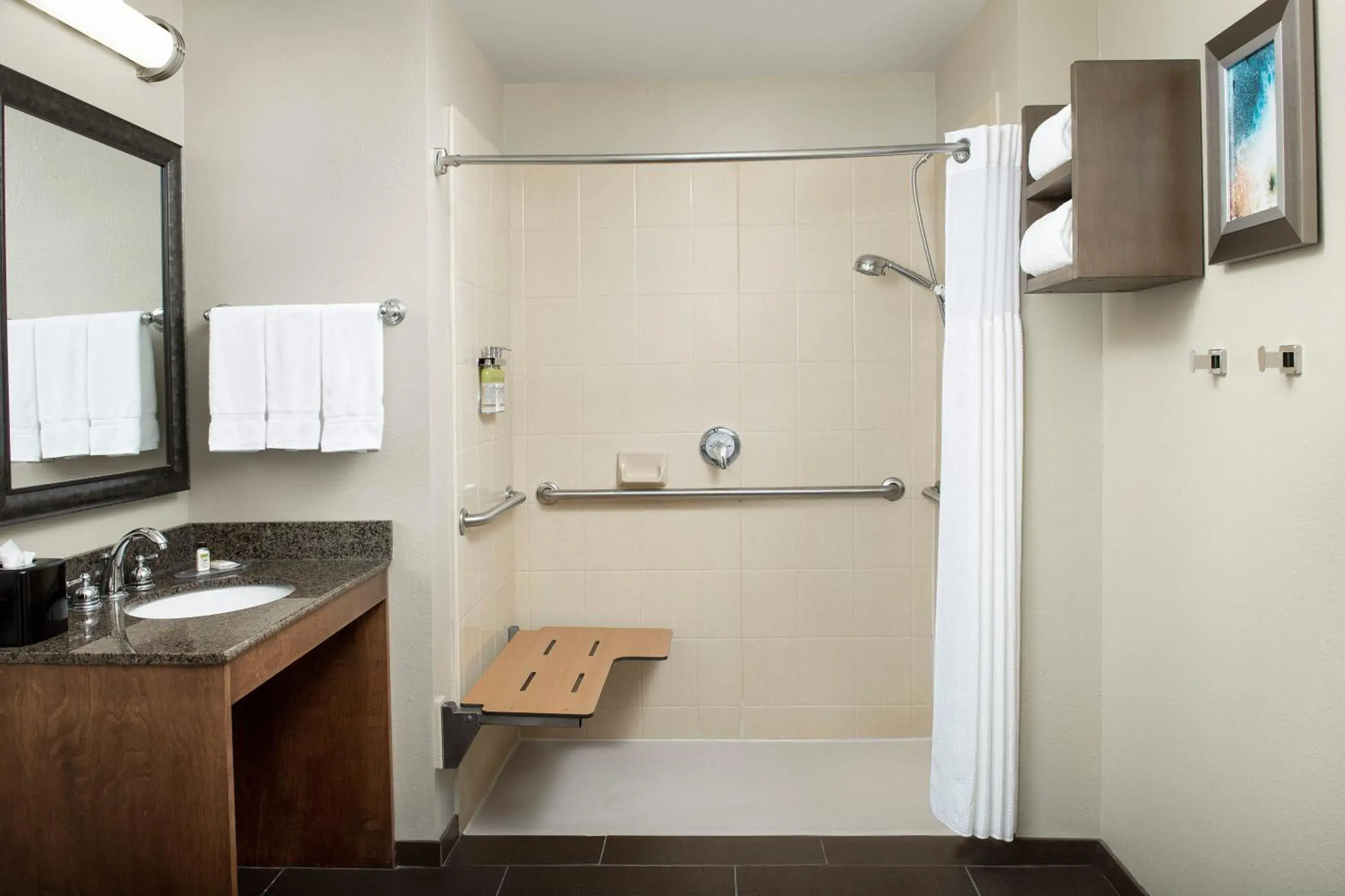 Queen Room with Roll in Shower - Disability Access/Non-Smoking in Staybridge Suites Greenville I-85 Woodruff Road by IHG Queen Room with Roll in Shower - Disability Access/Non-Smoking in Staybridge Suites Greenville I-85 Woodruff Road by IHG
