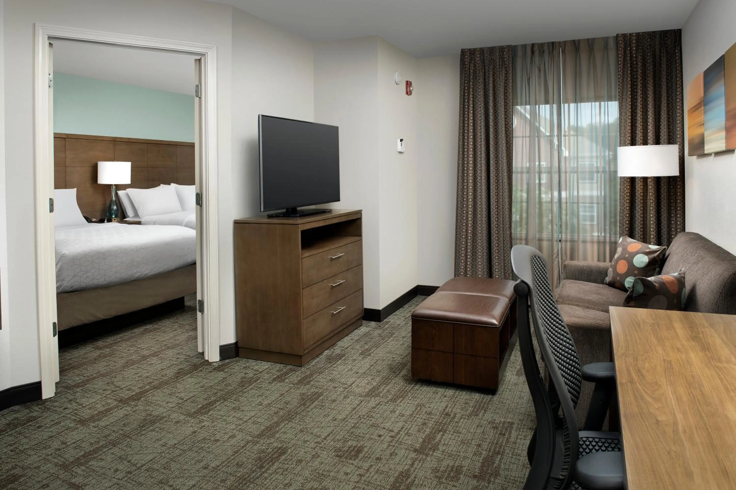 TV and multimedia, Bed in Staybridge Suites Greenville I-85 Woodruff Road by IHG
