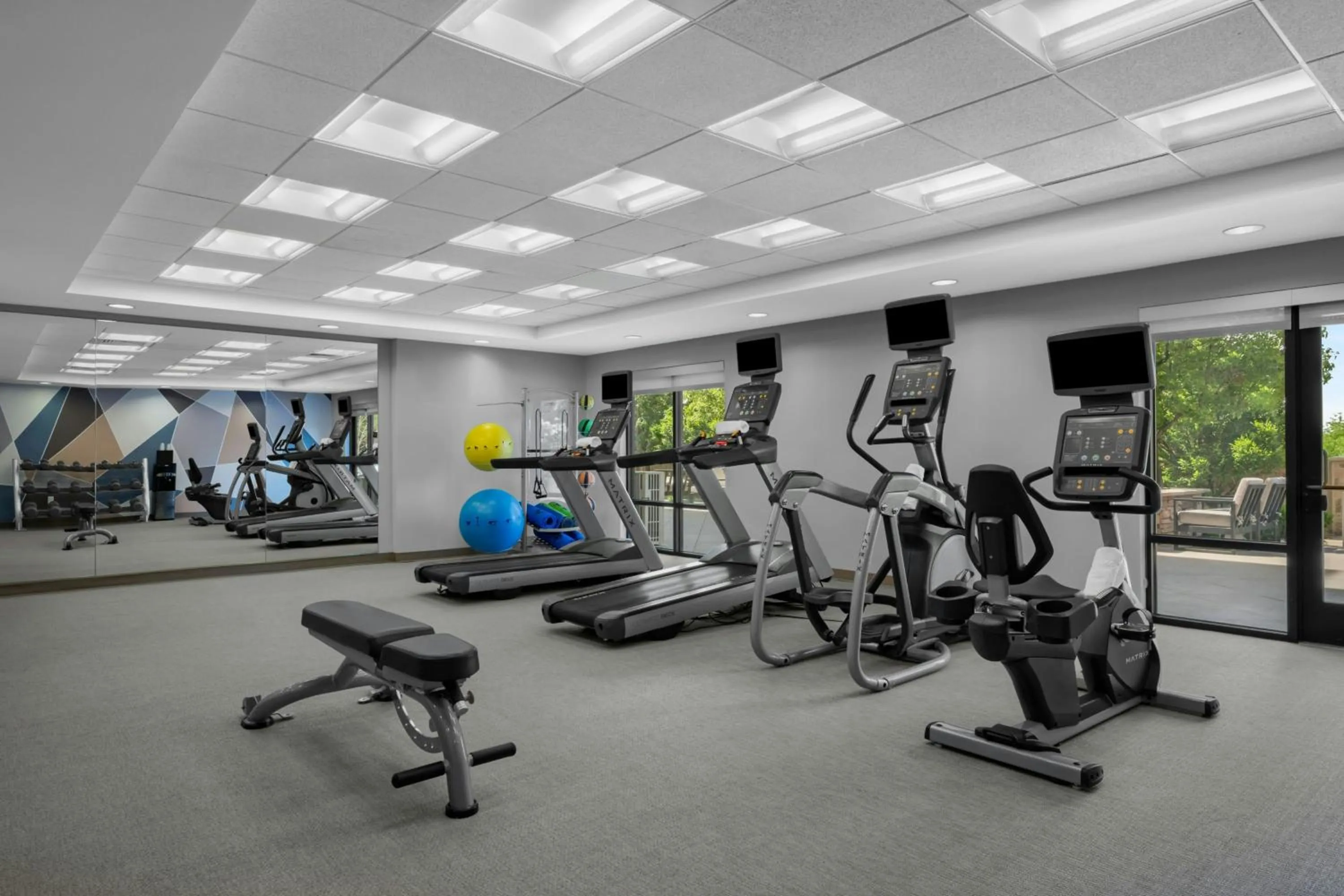 Fitness centre/facilities in SpringHill Suites Lehi at Thanksgiving Point