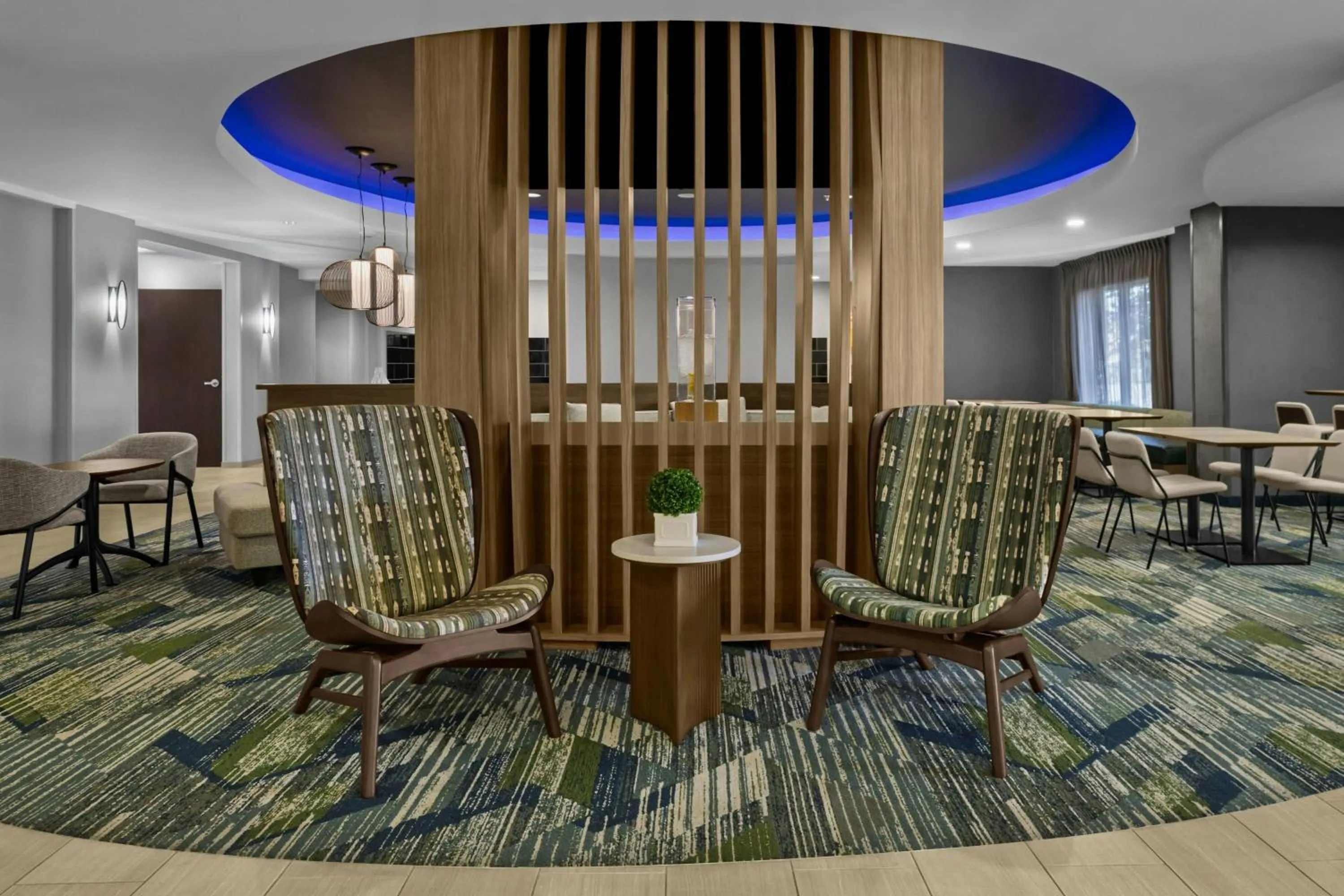 Lobby or reception in SpringHill Suites Lehi at Thanksgiving Point