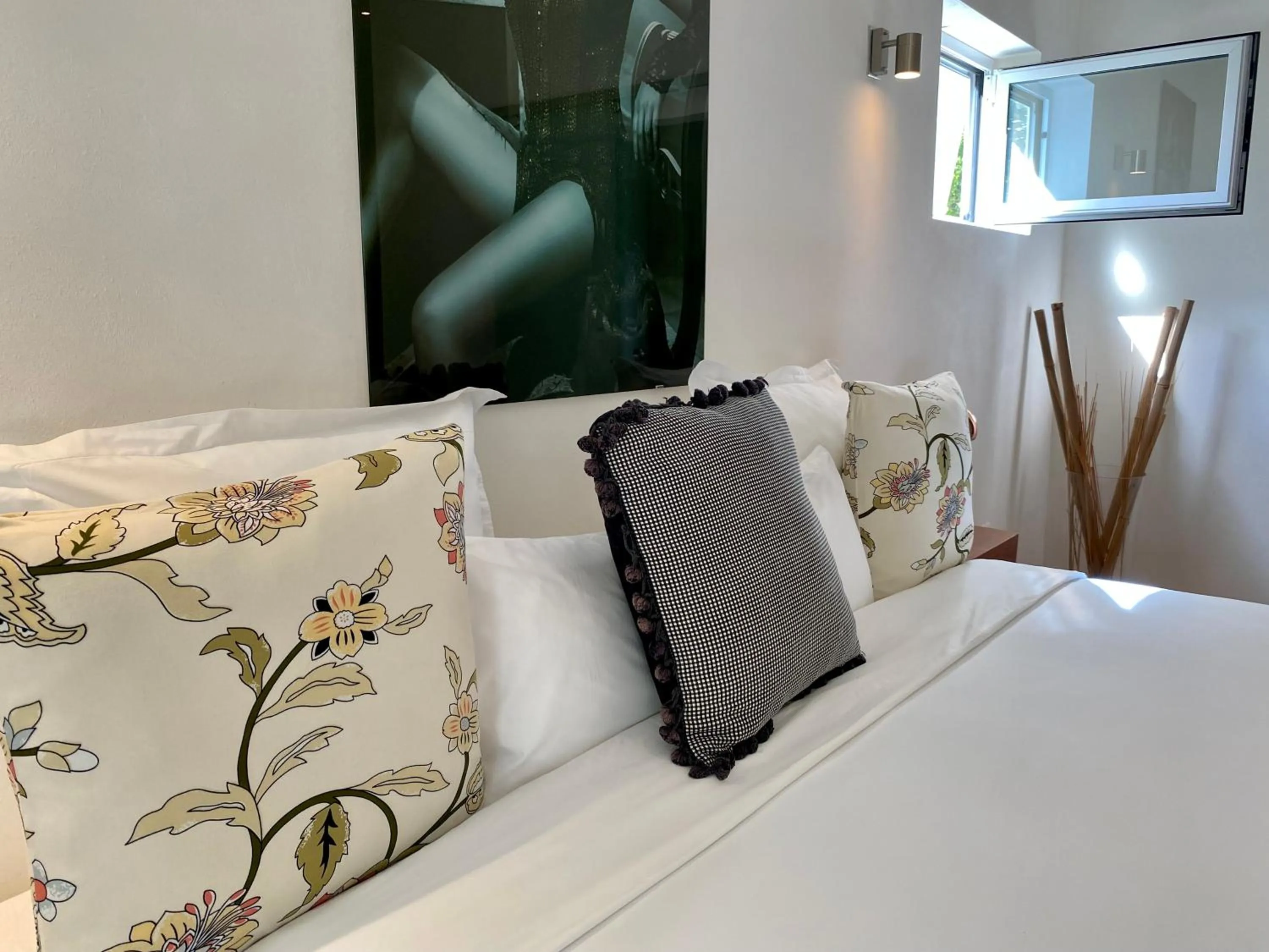 Bed in CASA-22 Luxury Boutique Hotel