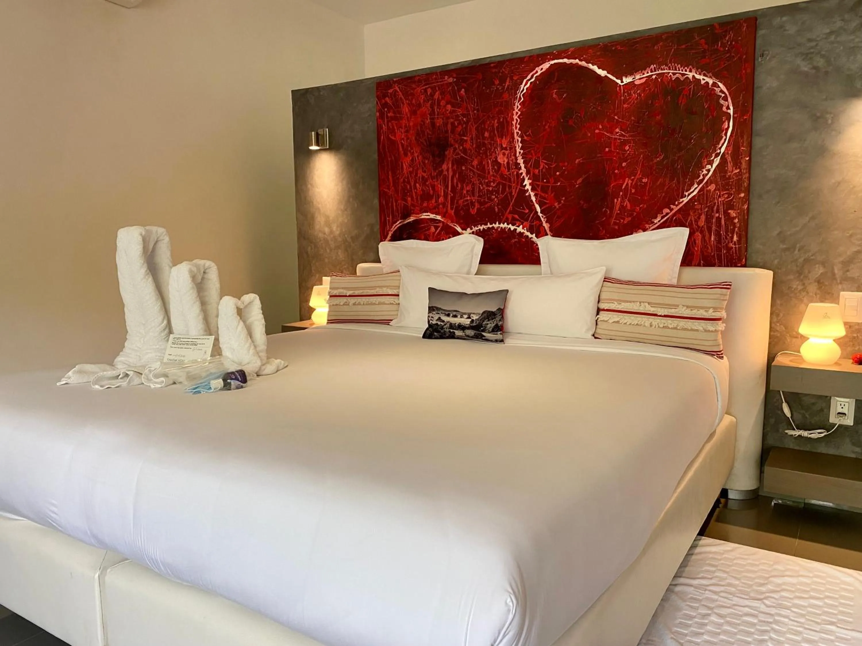Bed in CASA-22 Luxury Boutique Hotel