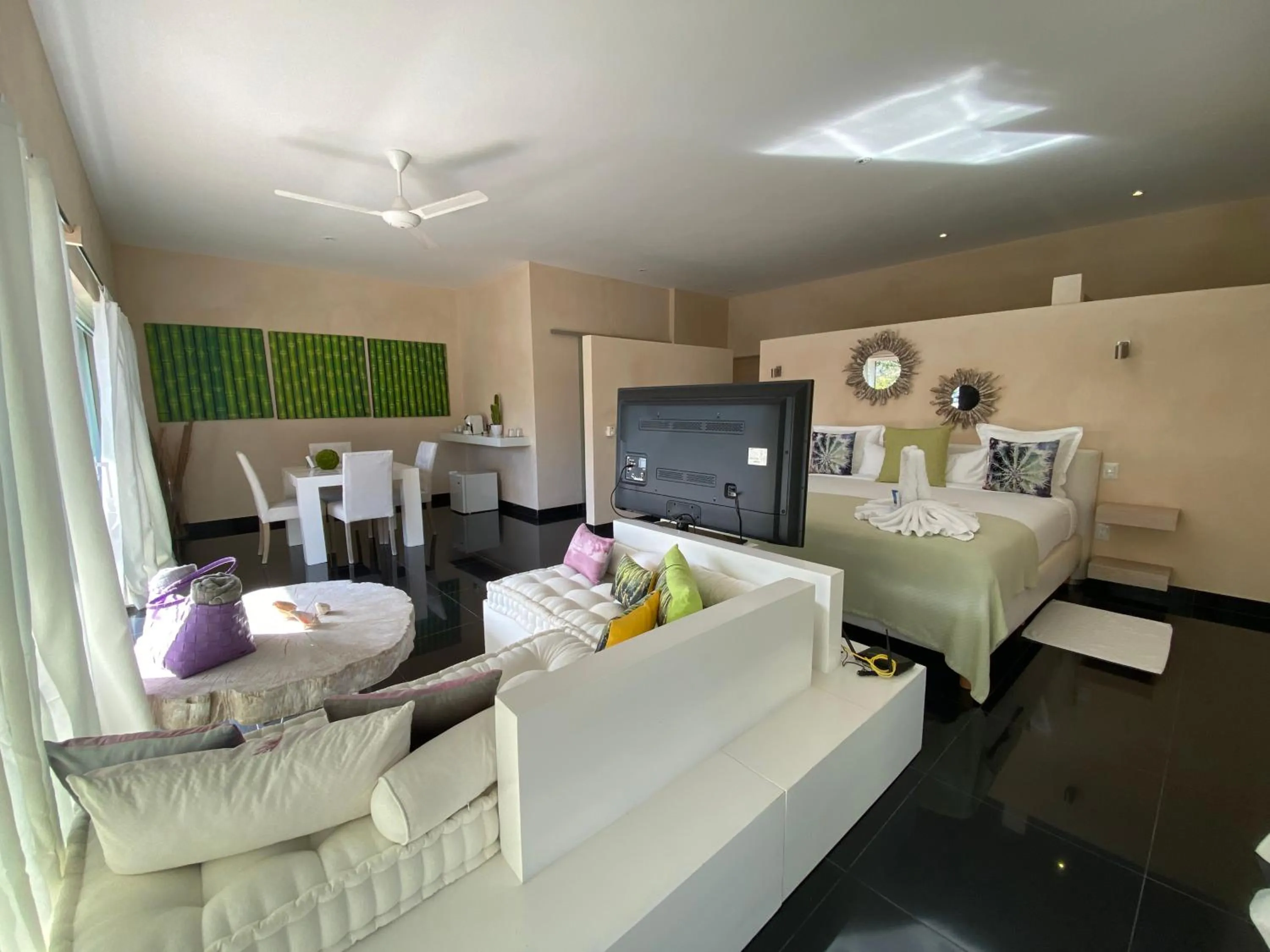 Bed in CASA-22 Luxury Boutique Hotel