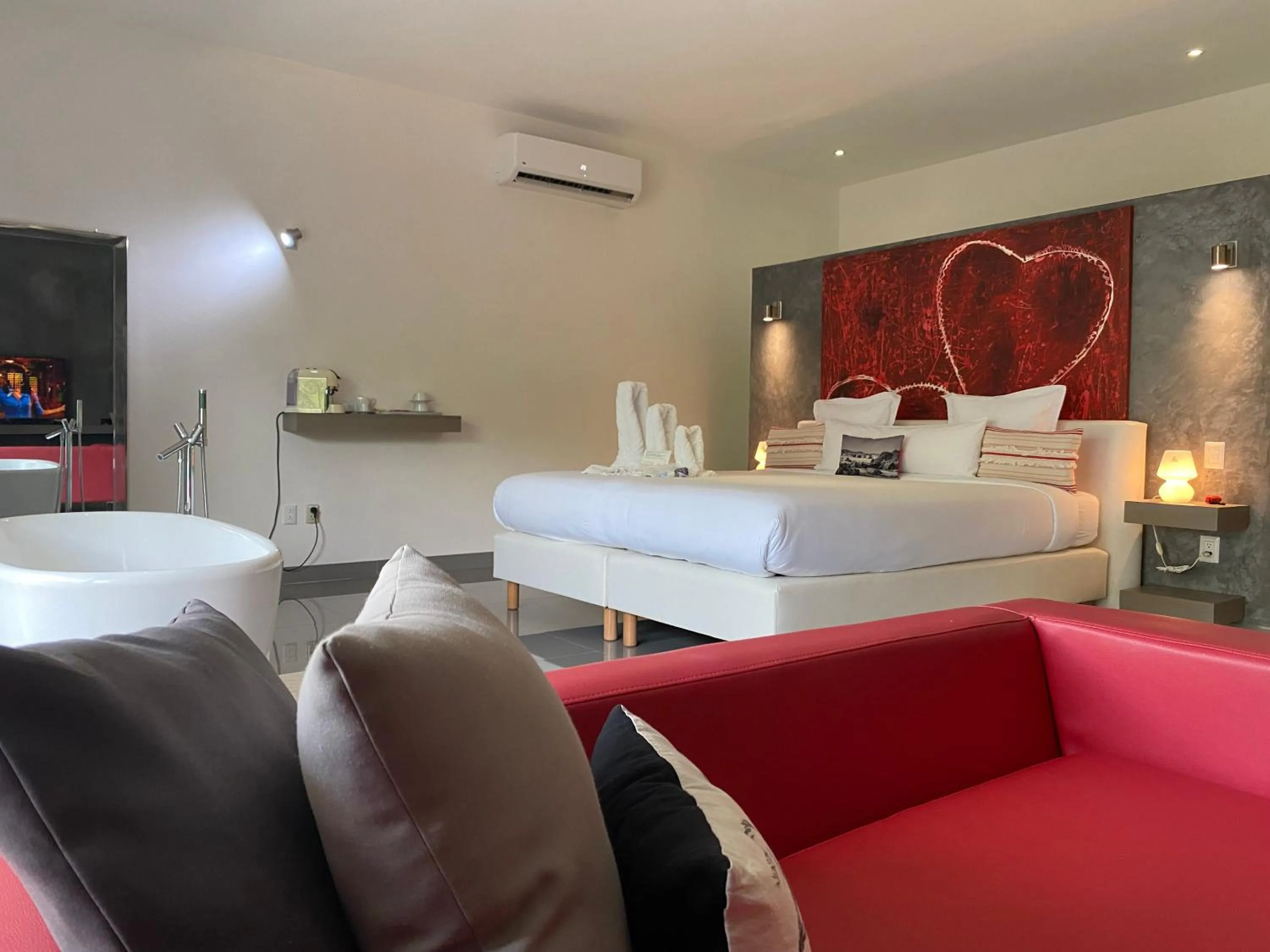 Bed in CASA-22 Luxury Boutique Hotel