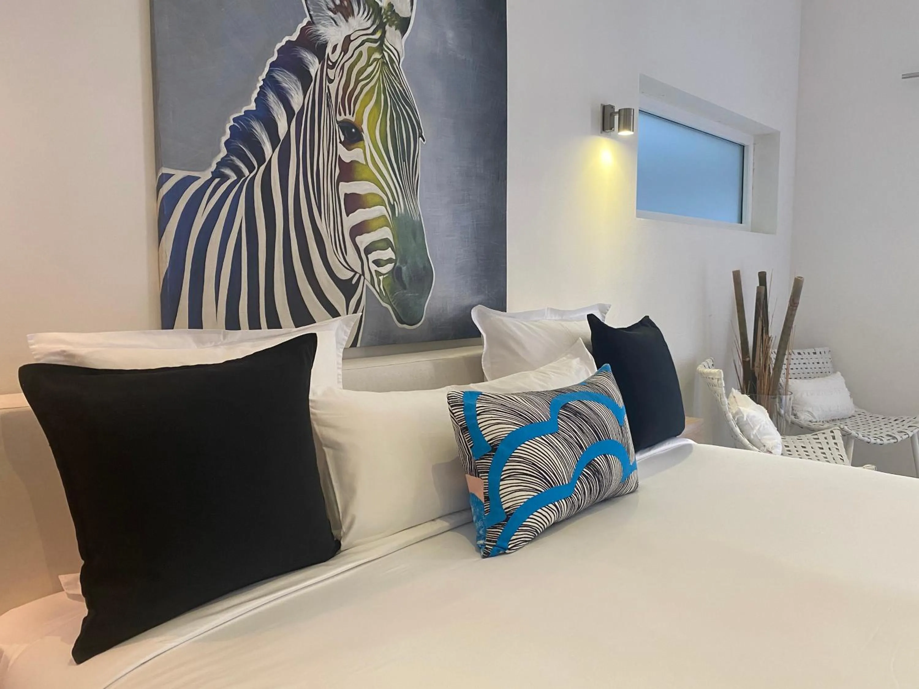 Bed in CASA-22 Luxury Boutique Hotel