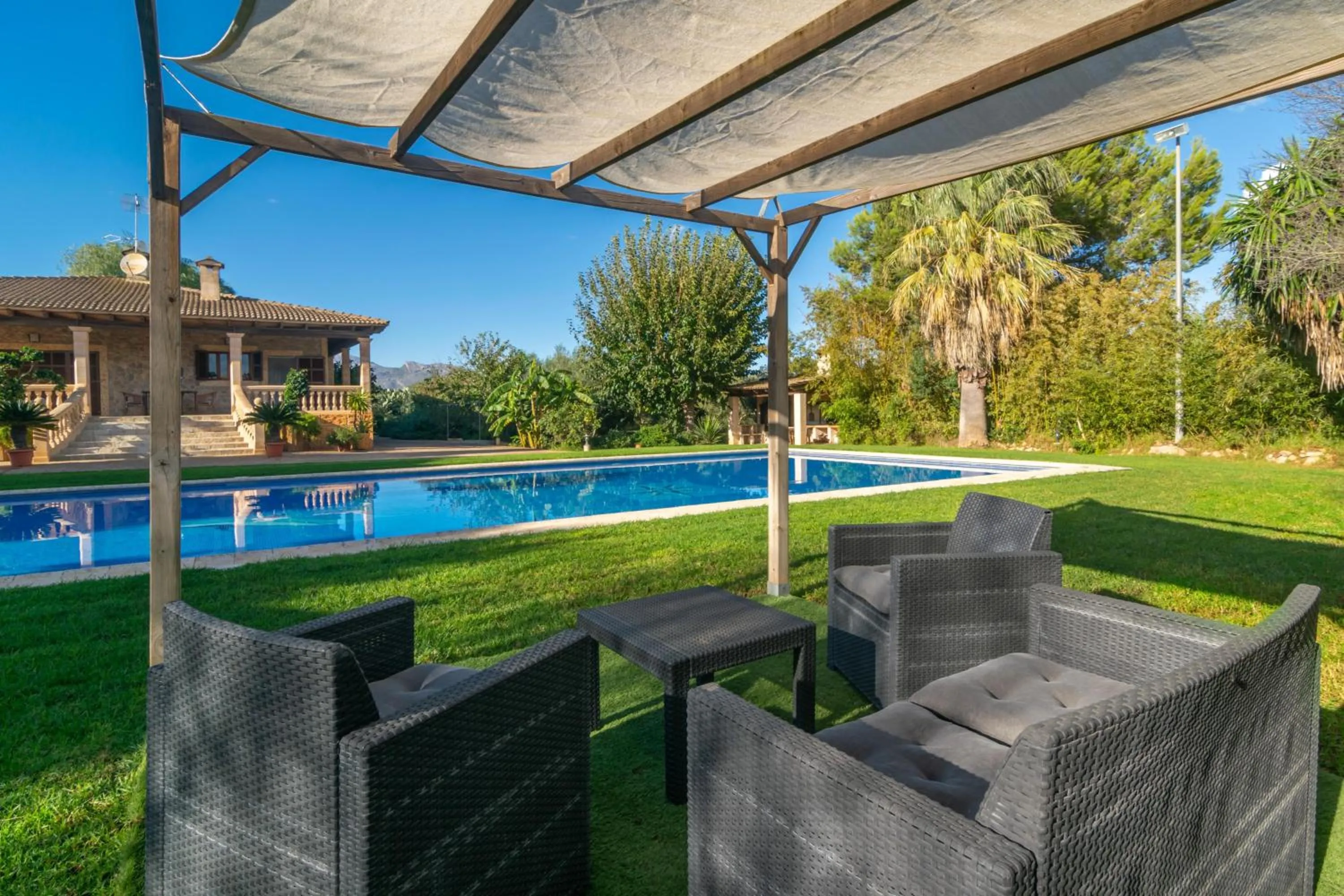 Swimming pool in Ca'n Berguins