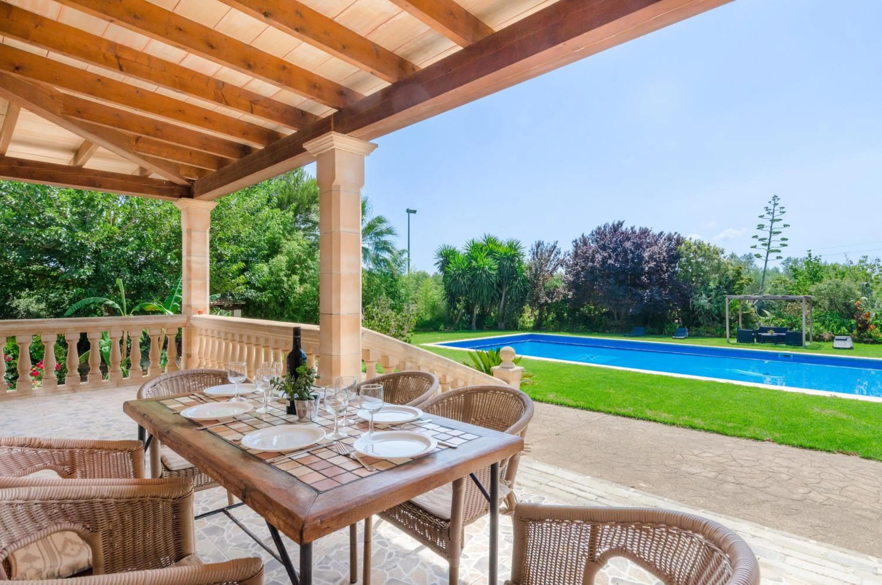 Swimming pool in Ca'n Berguins