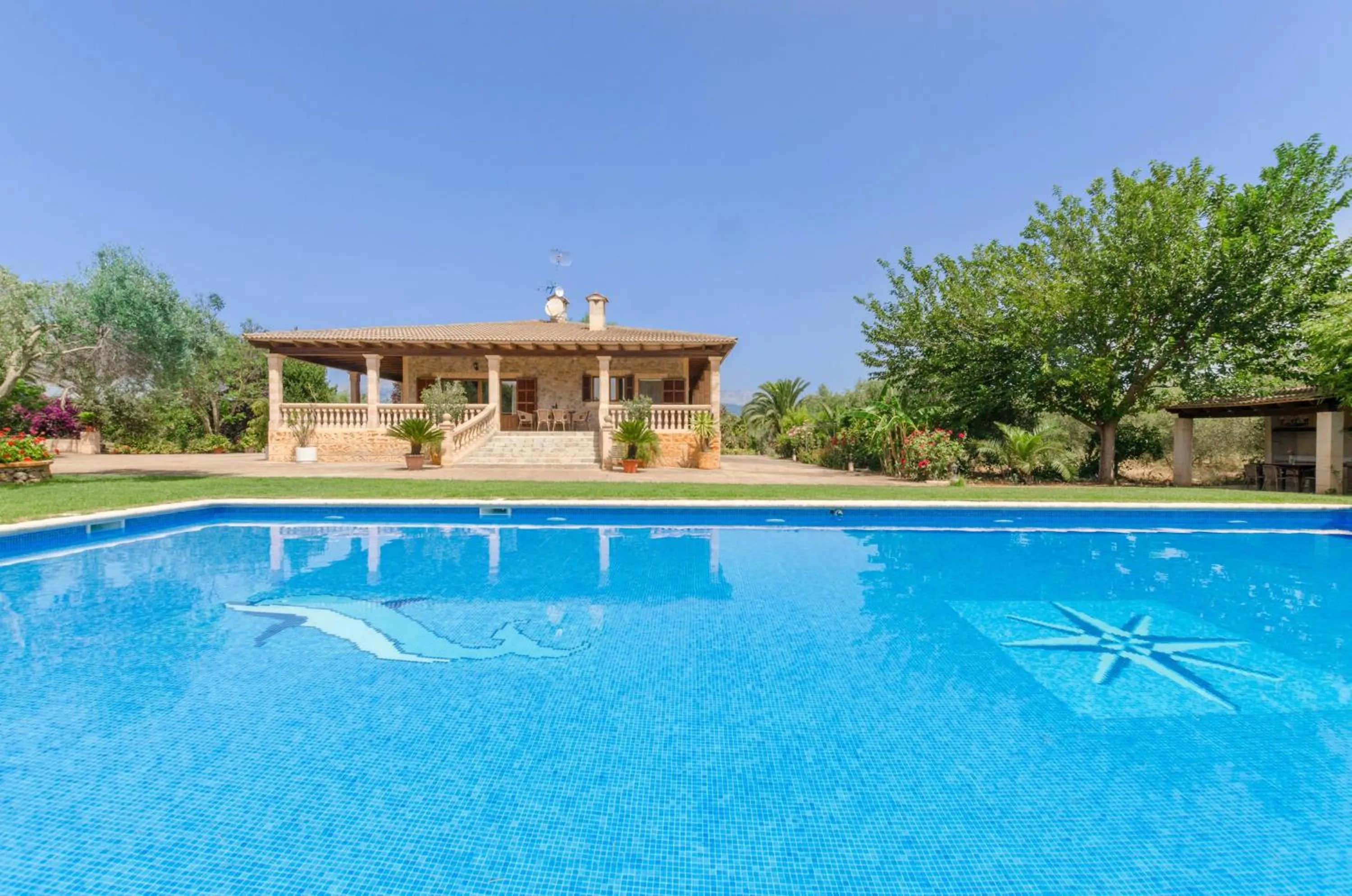 Swimming pool in Ca'n Berguins