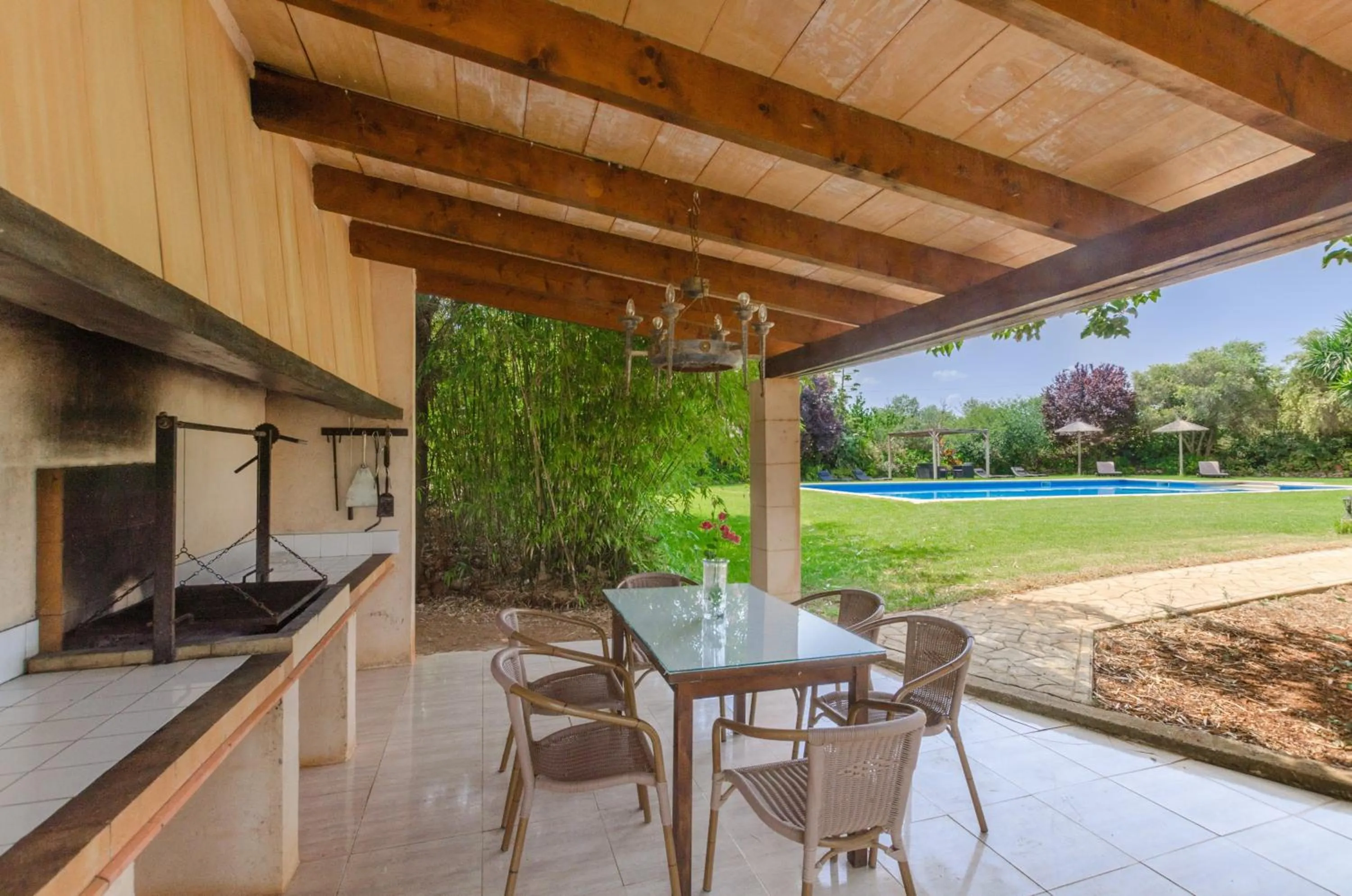 Swimming pool in Ca'n Berguins